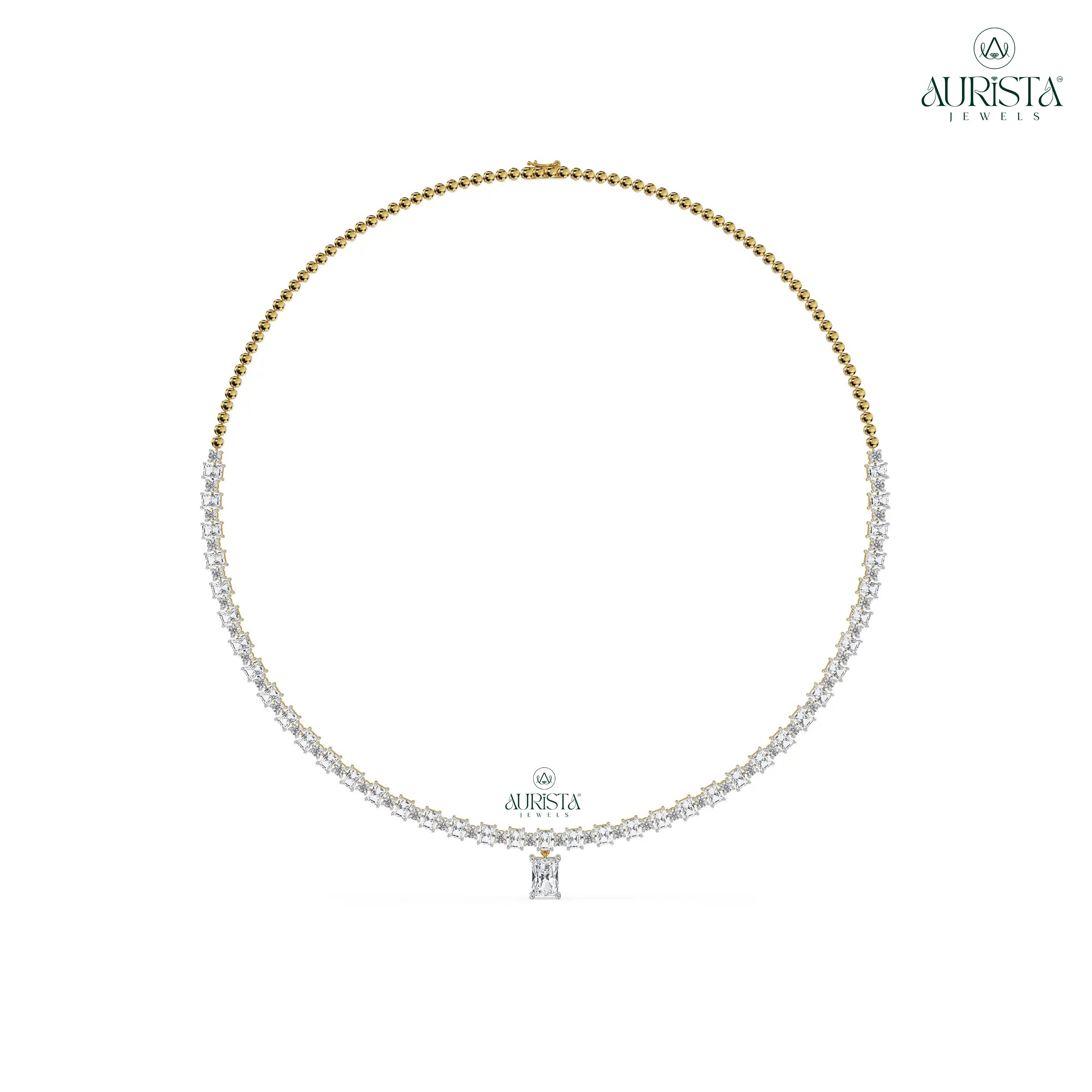 Forever Glow Diamond Necklace in Gold