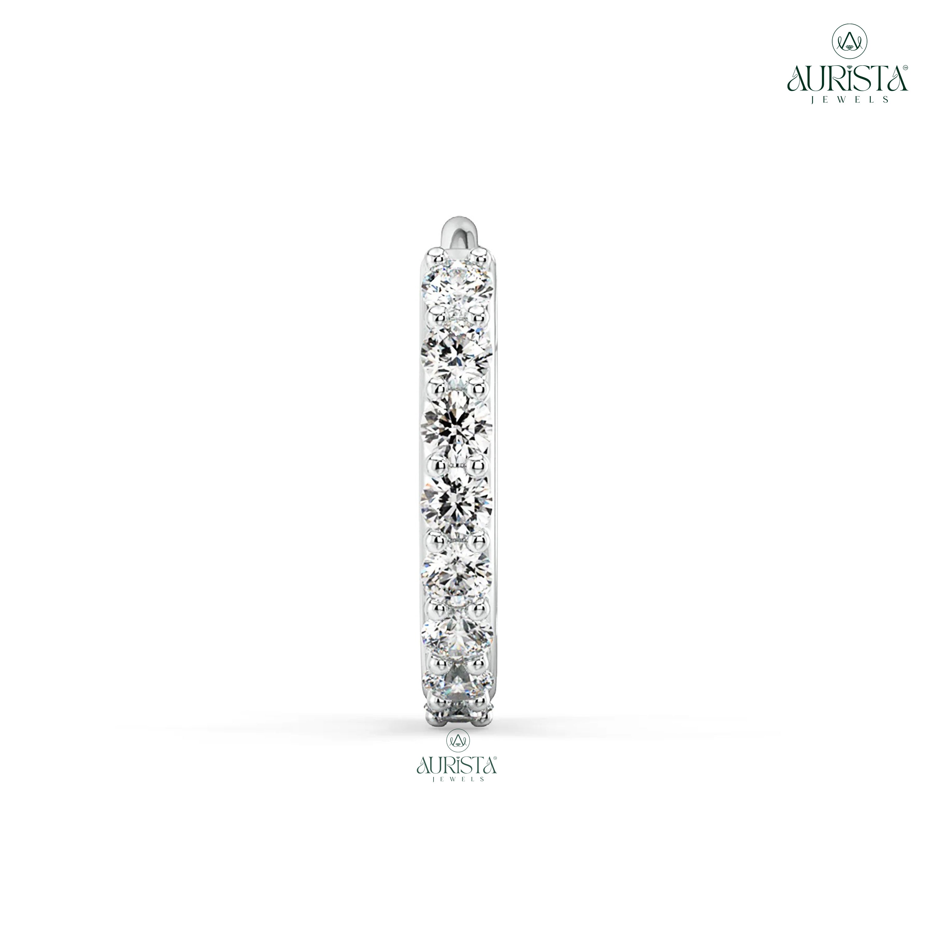 Endless Love Round Diamond Nose Ring