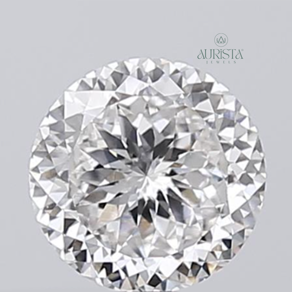 1.00 CT Round Portuguese Shape Lab Diamond for Jewelry