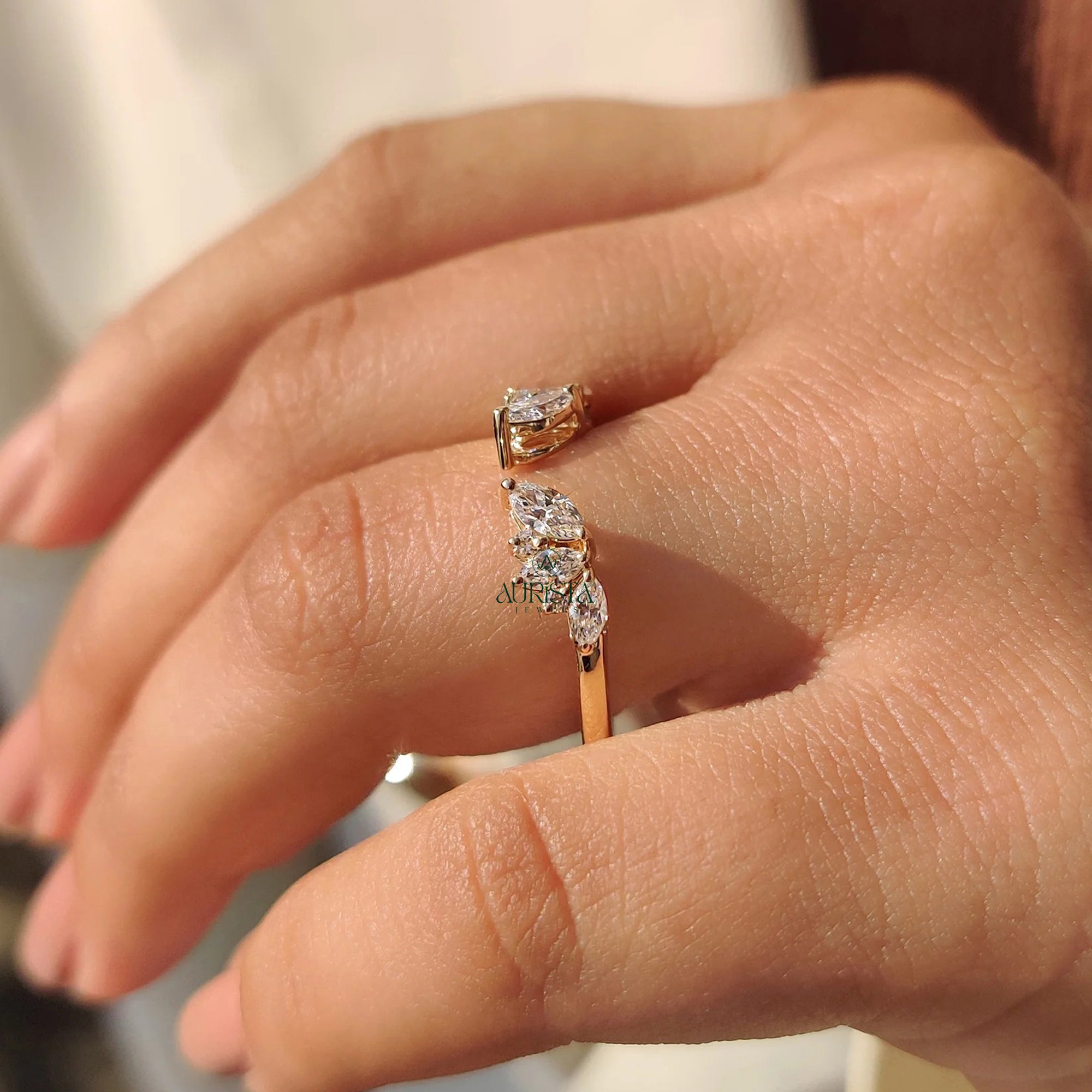 Brilliant Open Style Diamond Ring