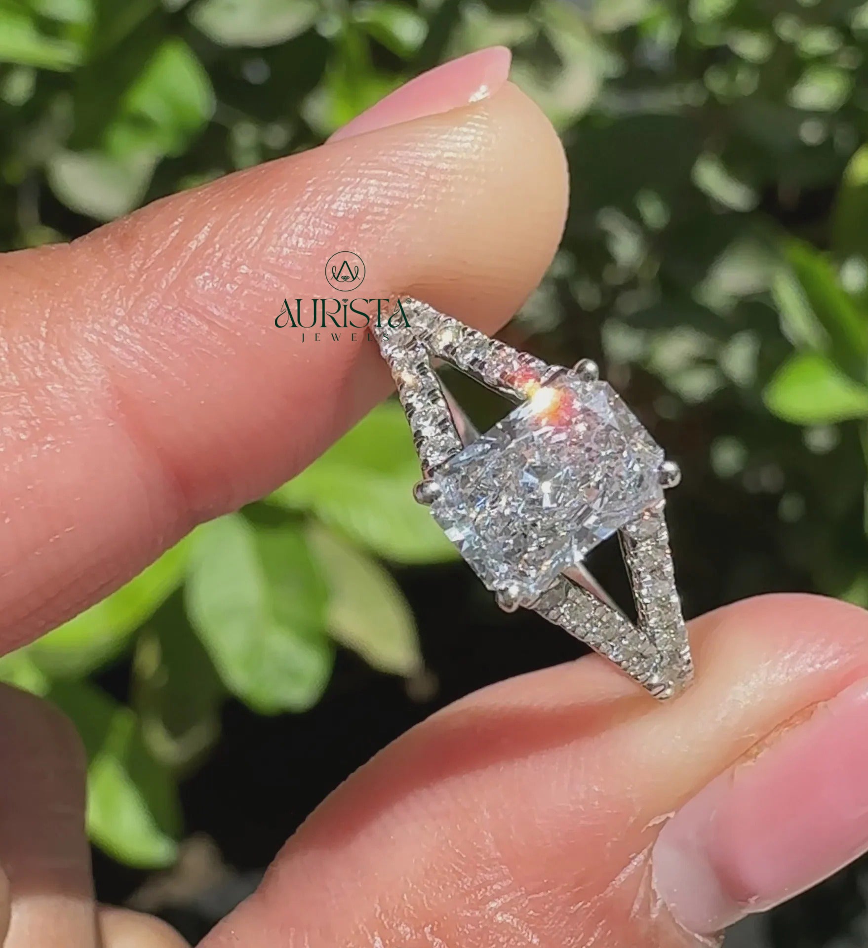 Pave Charm – Designer Ring with Dazzling Sparkle