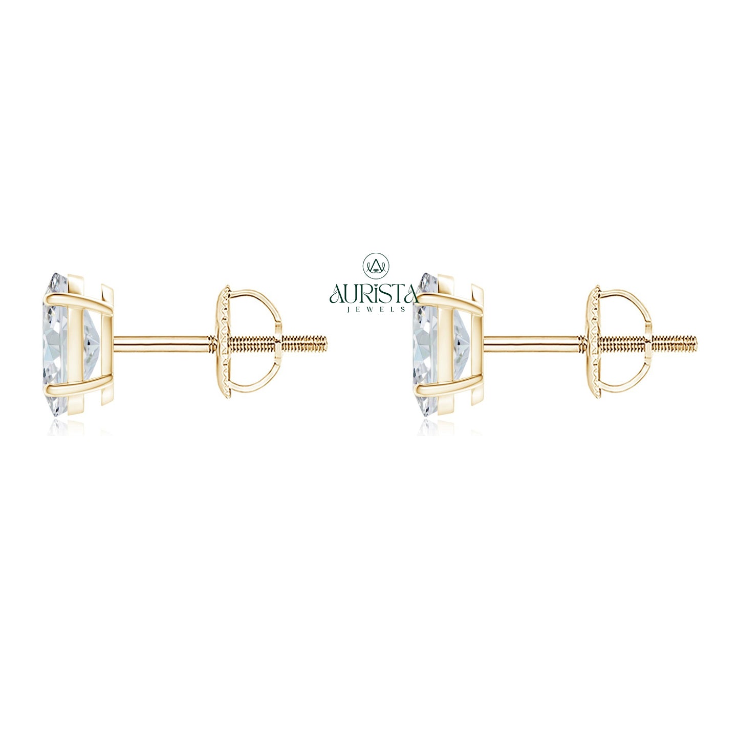 Beautiful Earrings with Precious Diamond