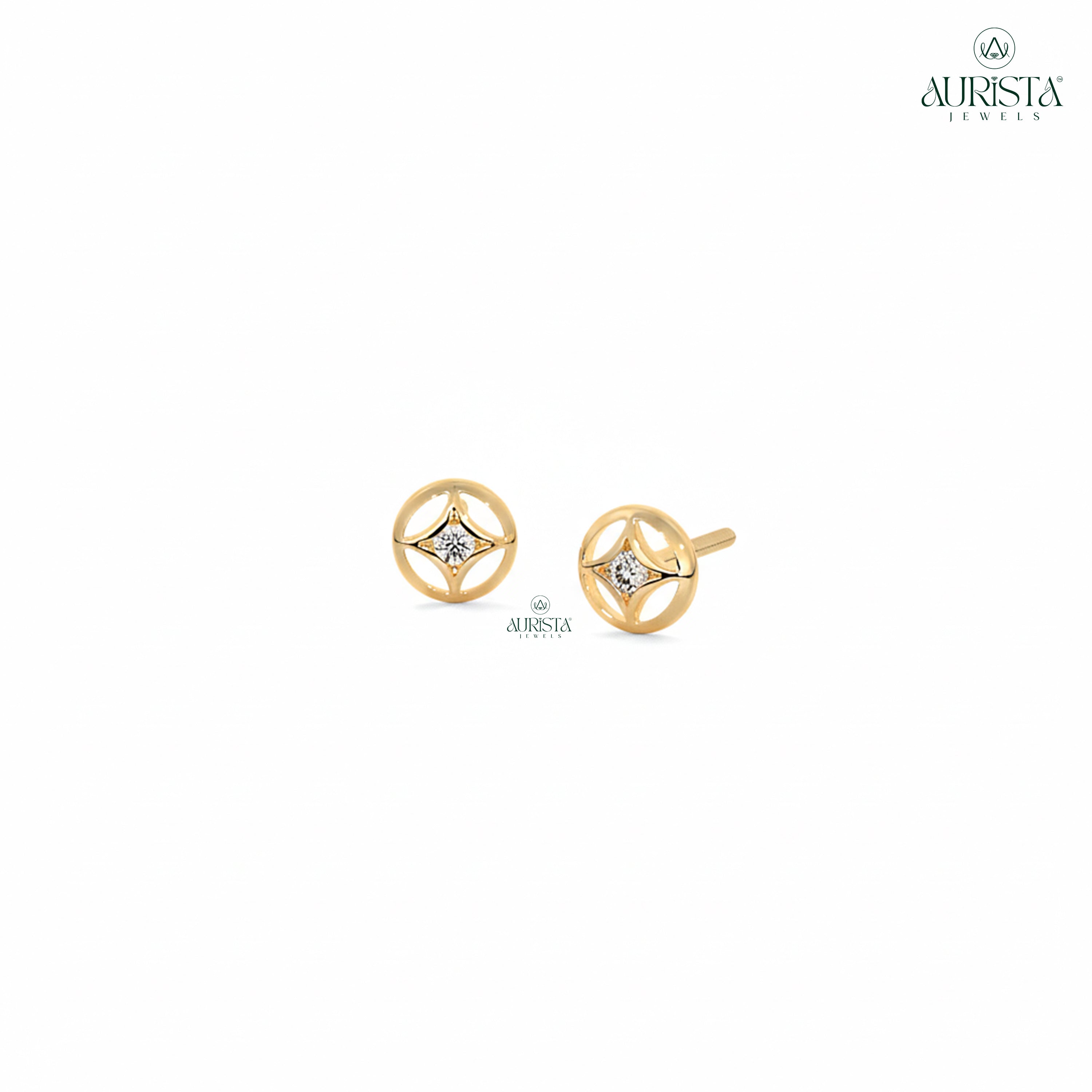 Infinite Radiance – Diamond Earrings