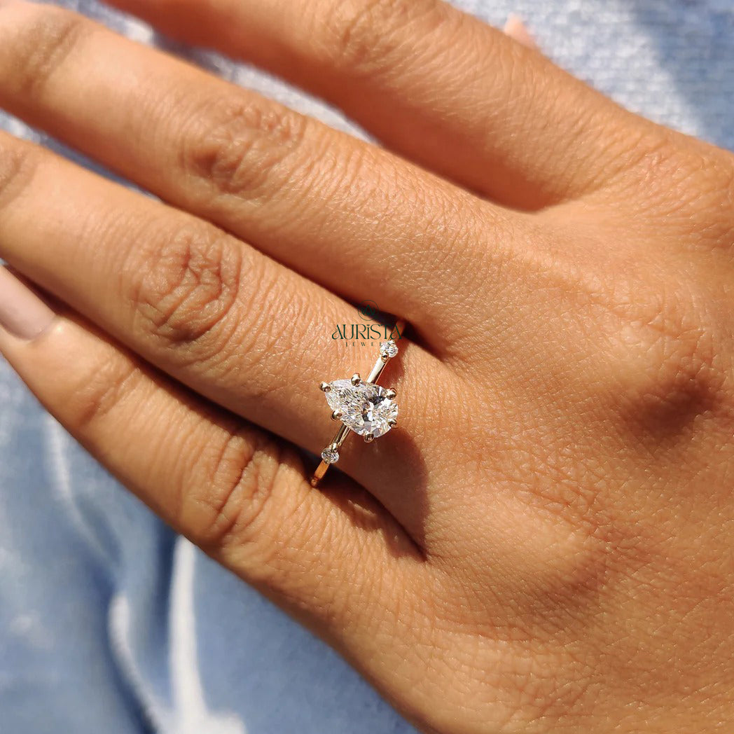 Minimal Diamond Ring with Pure Radiance