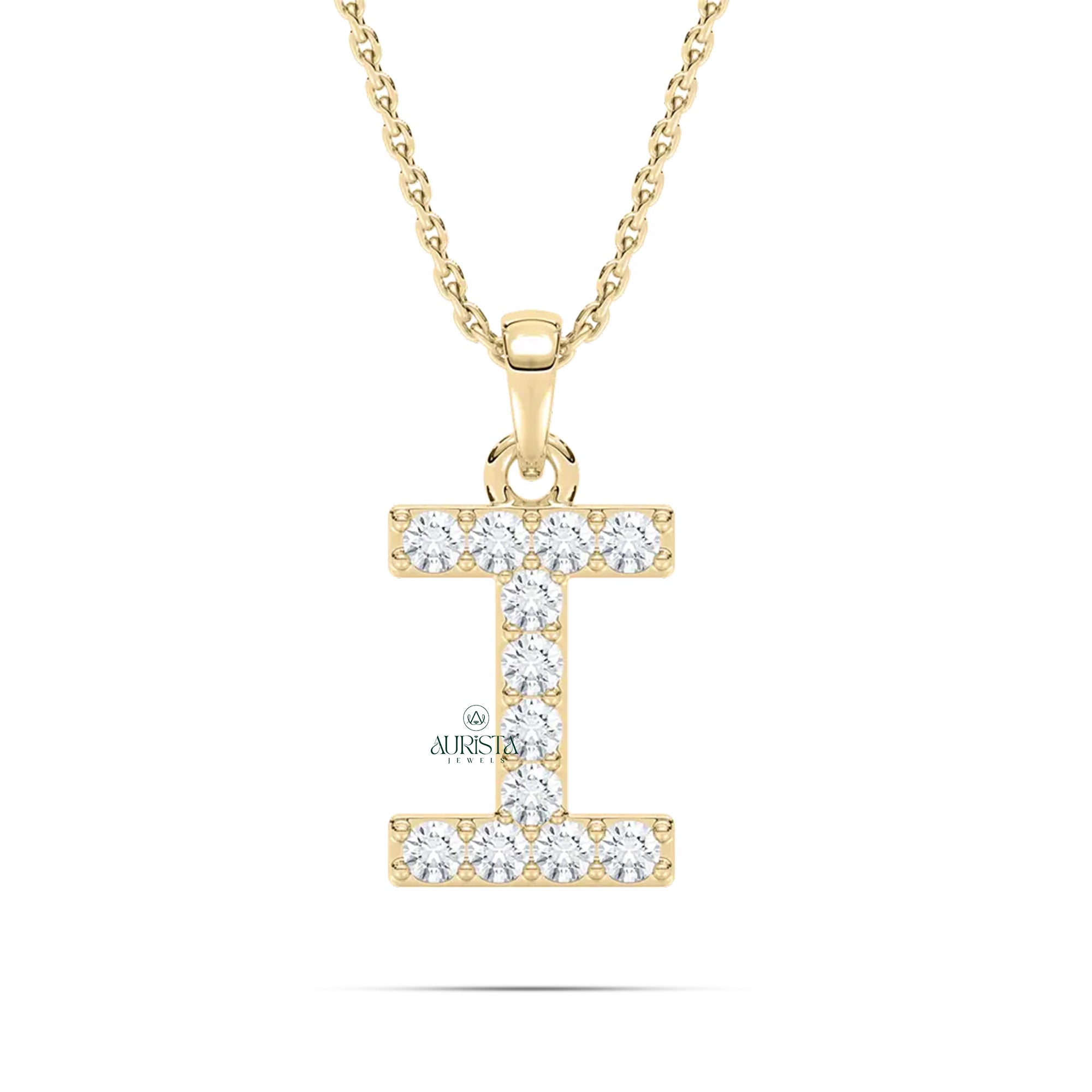 Elegant Letter Pendant Necklace