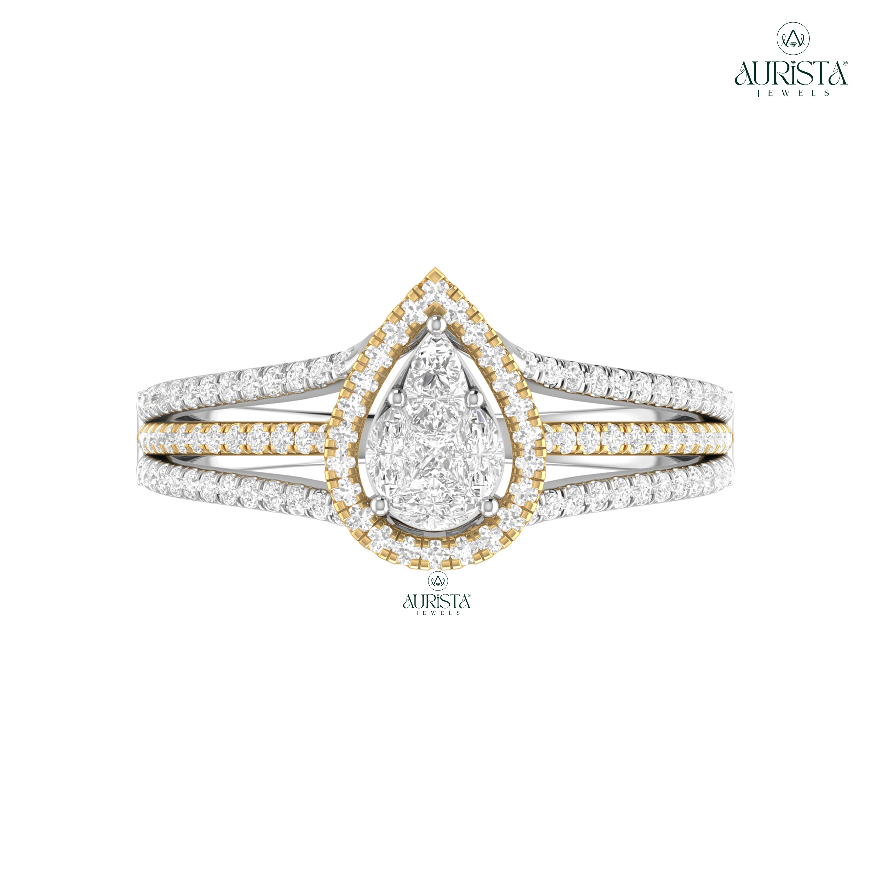 Forever Bound – White Gold Ring with Round Diamond