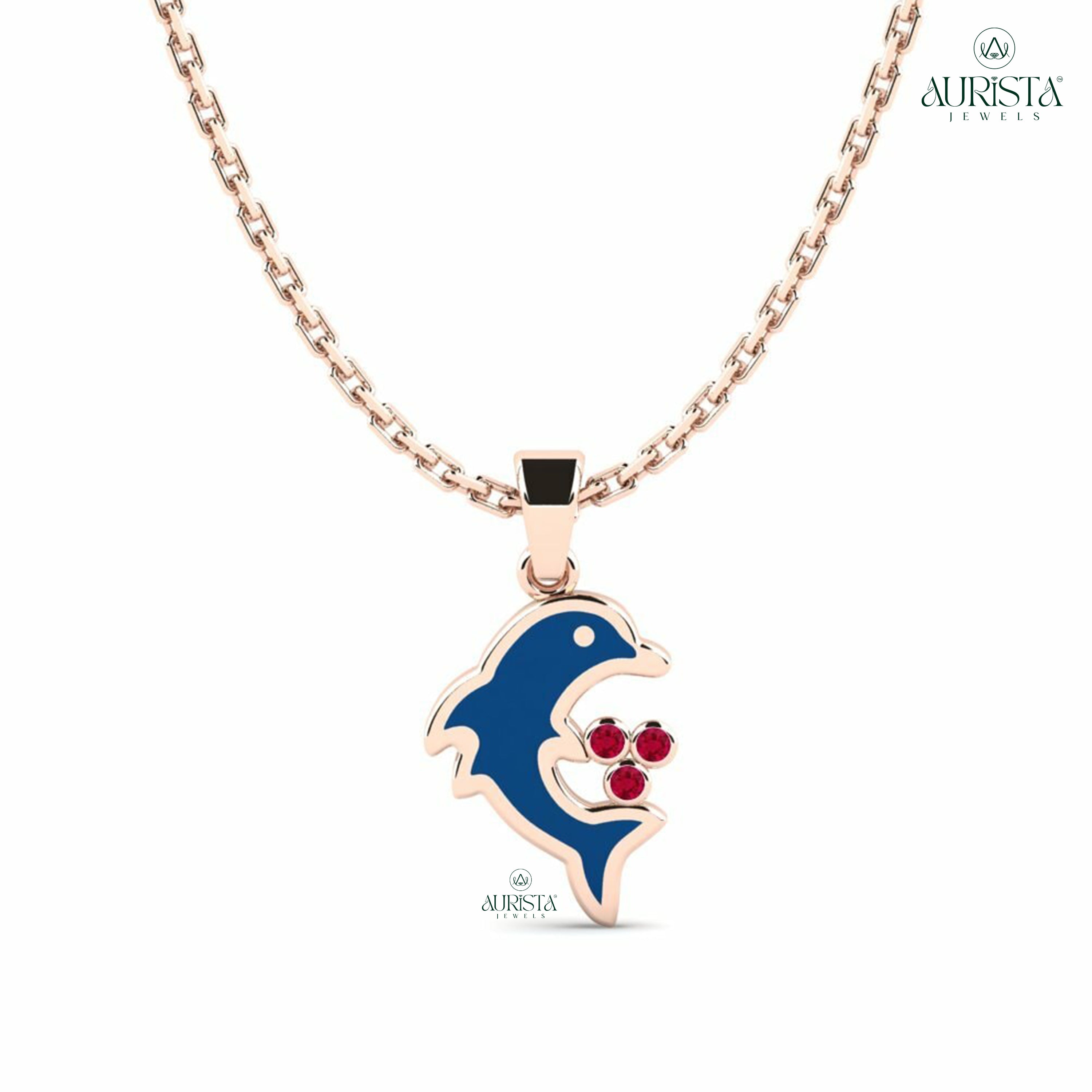 Eternal Shine Round Diamond Pendant in Yellow Gold