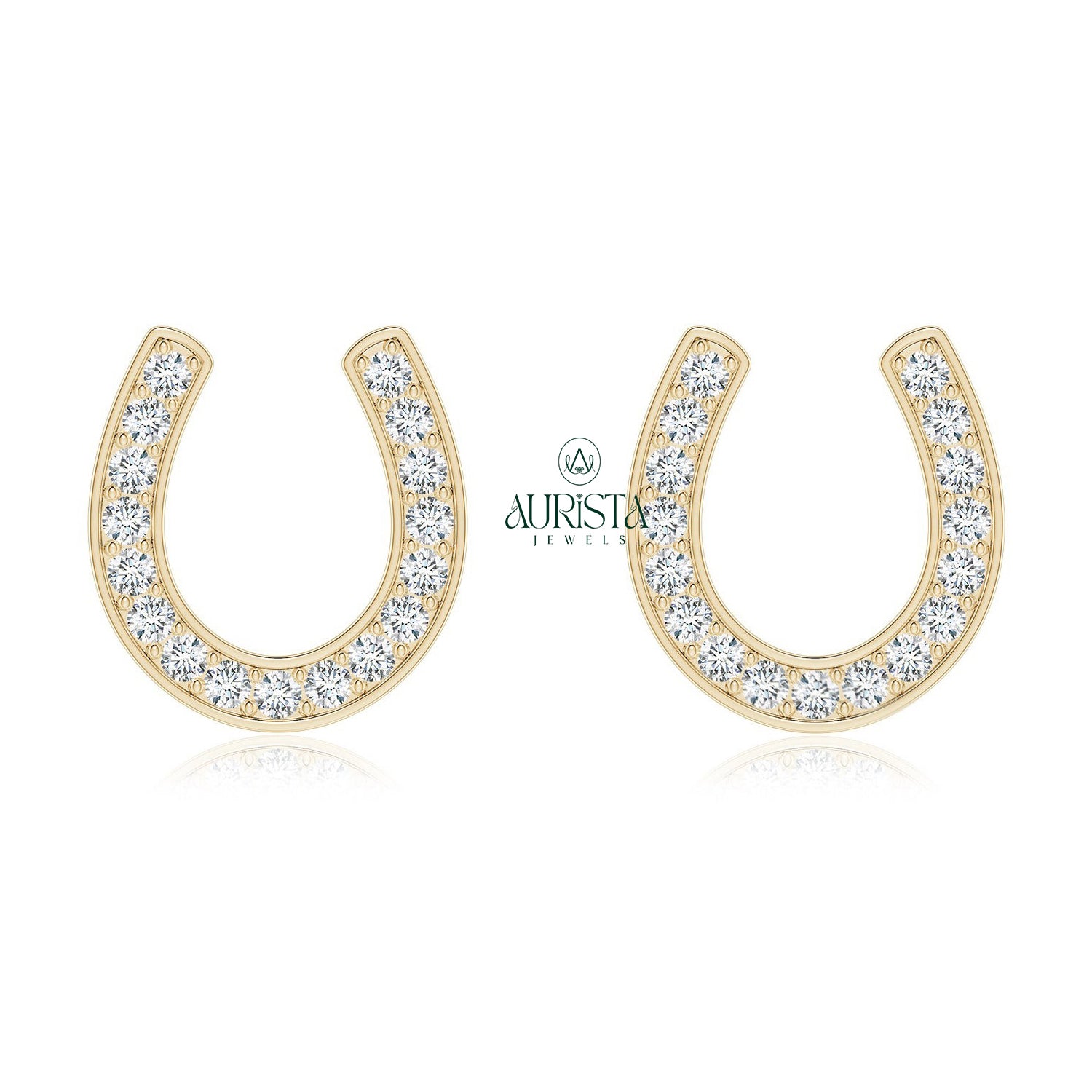 Graceful Earrings with Fine Diamond