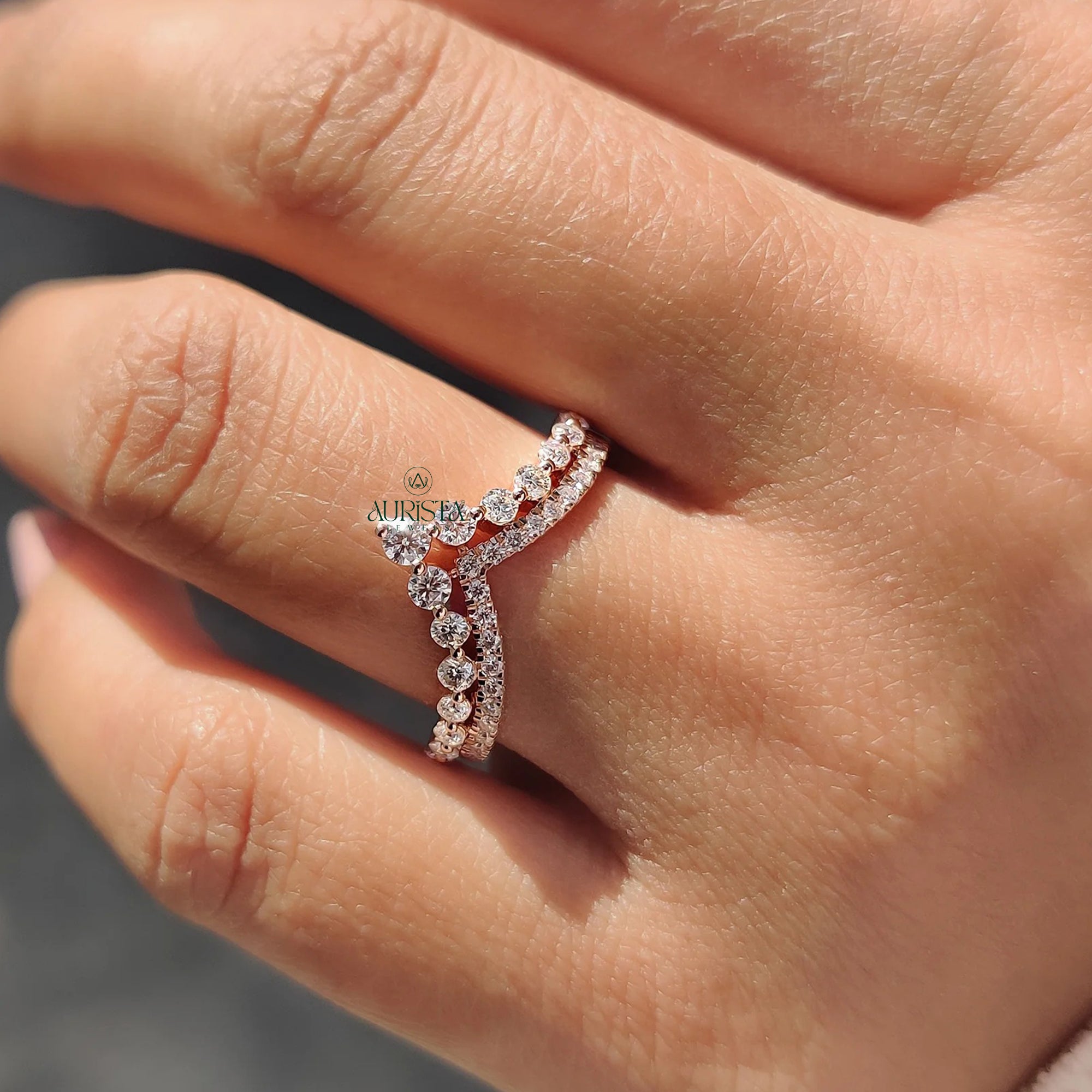 Princess Tiara Diamond Ring