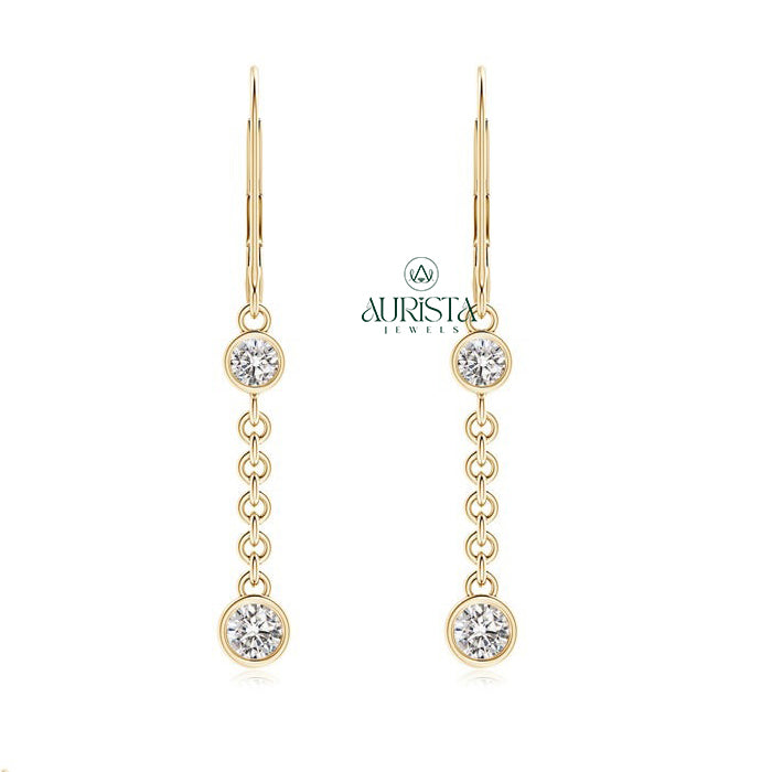 Sparkle Earrings with Premium Diamond
