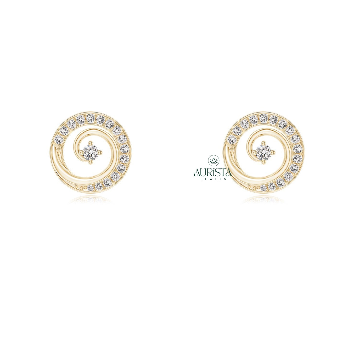 Delicate Earrings with Premium Diamond