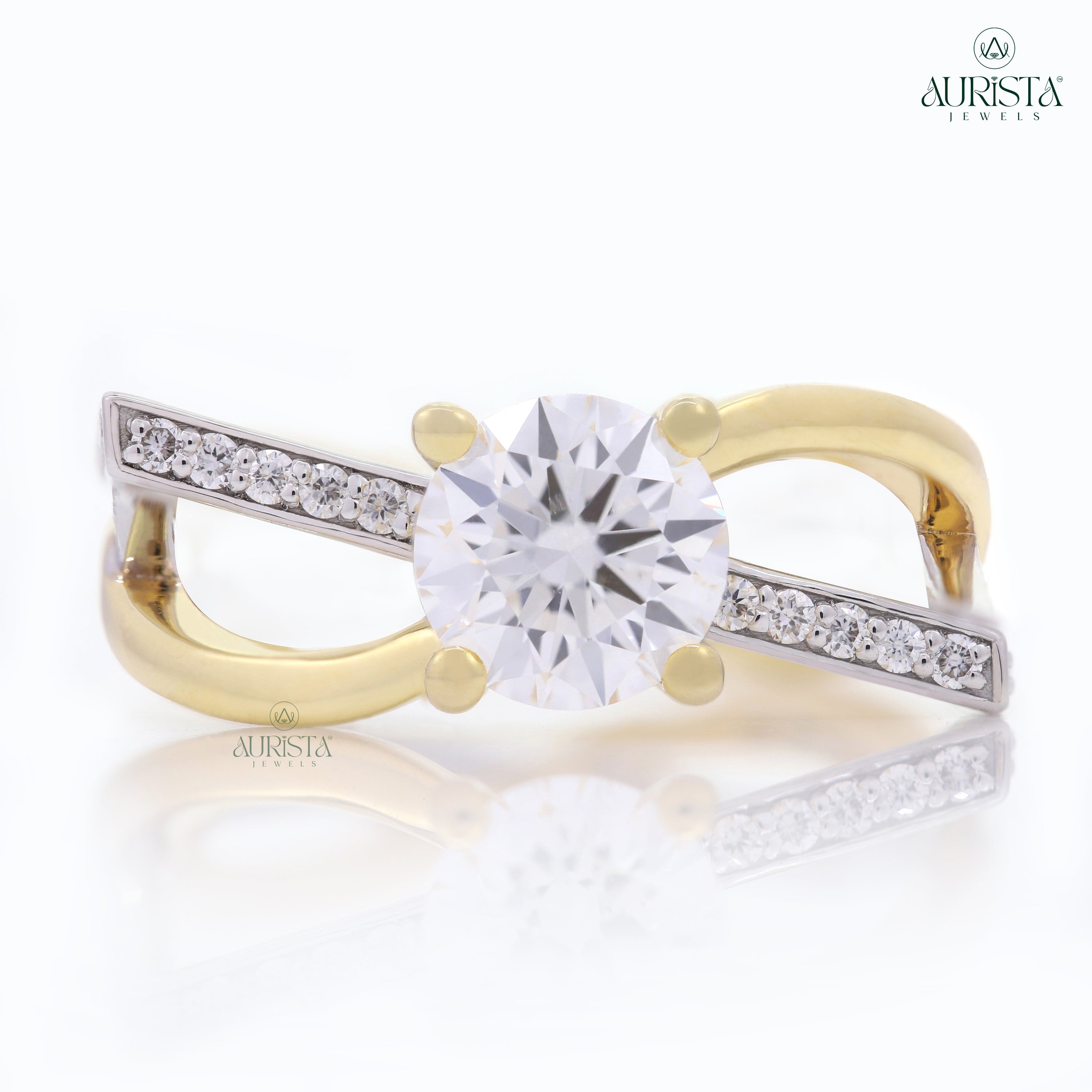 The Diamond of Forever – Custom Round White Diamond Ring