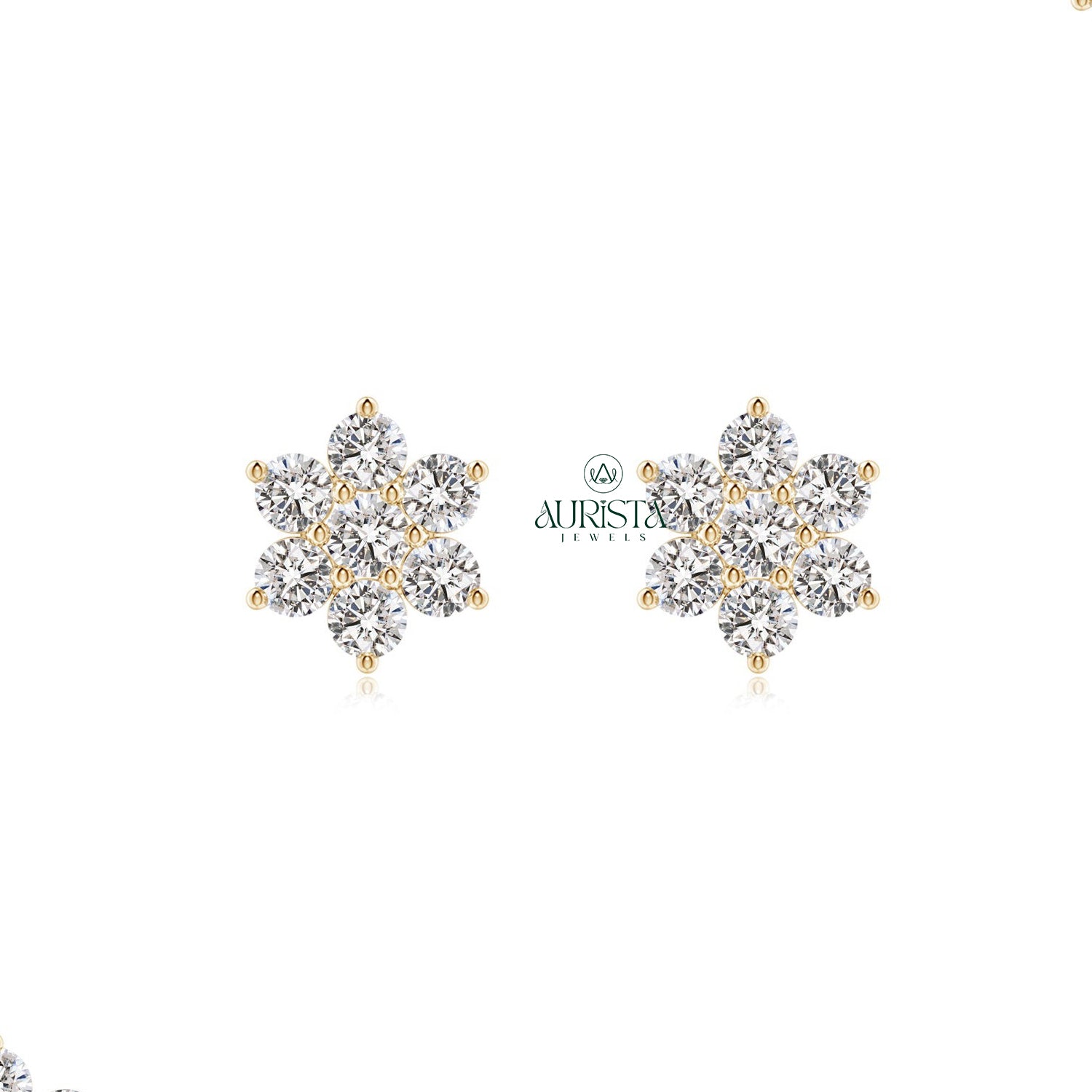 Graceful Earrings with Premium Diamond