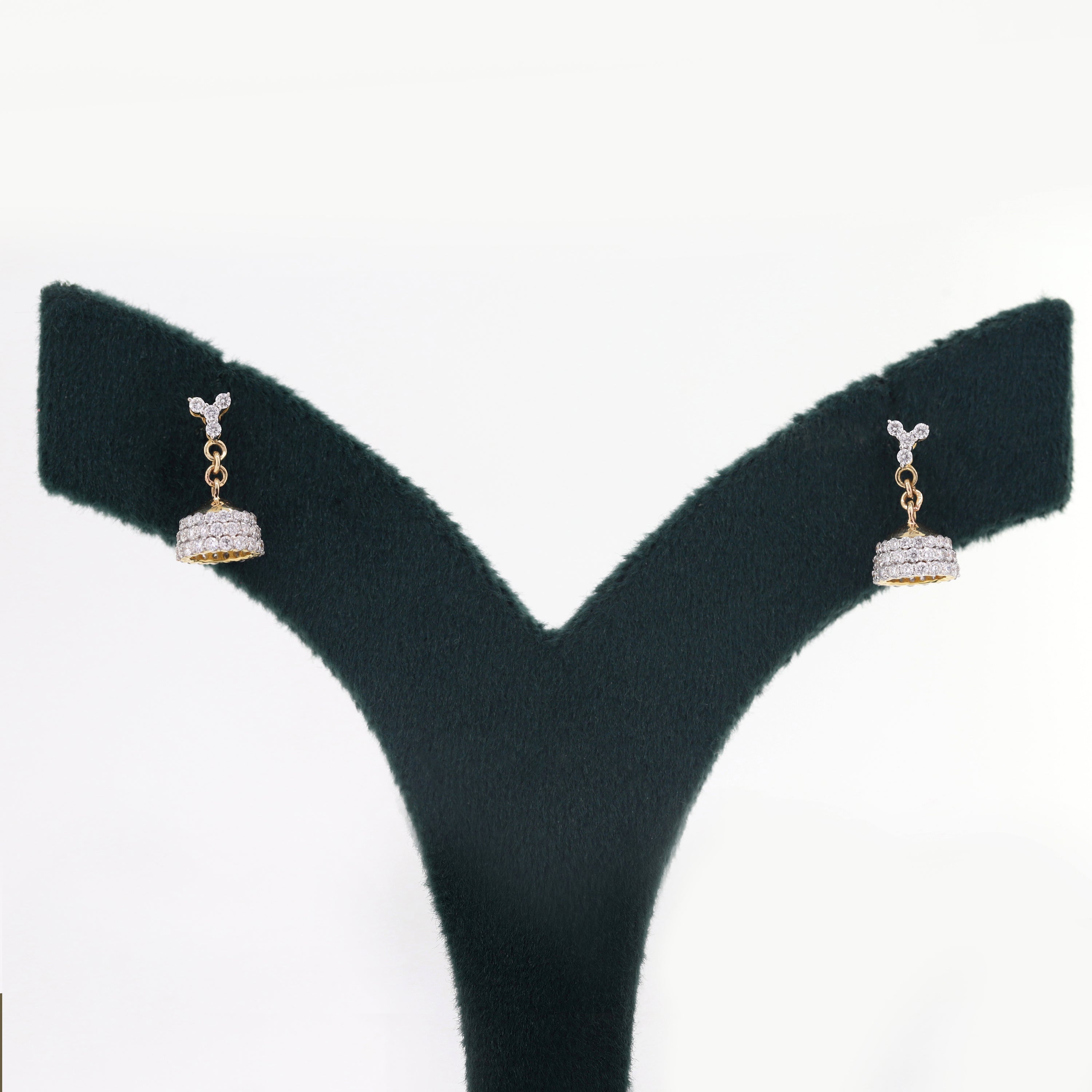 Sparkling Whispers – Diamond Stud Earrings