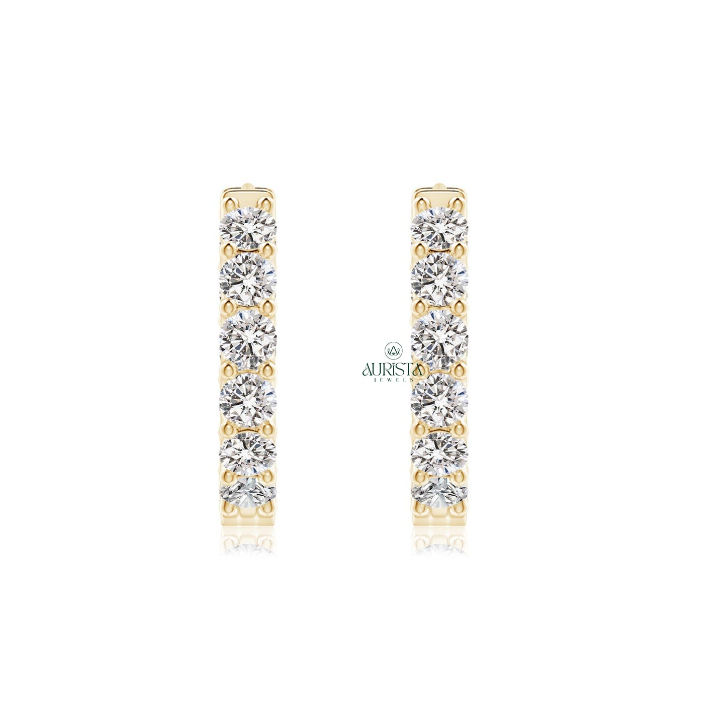 Fancy Earrings with Fine Diamond