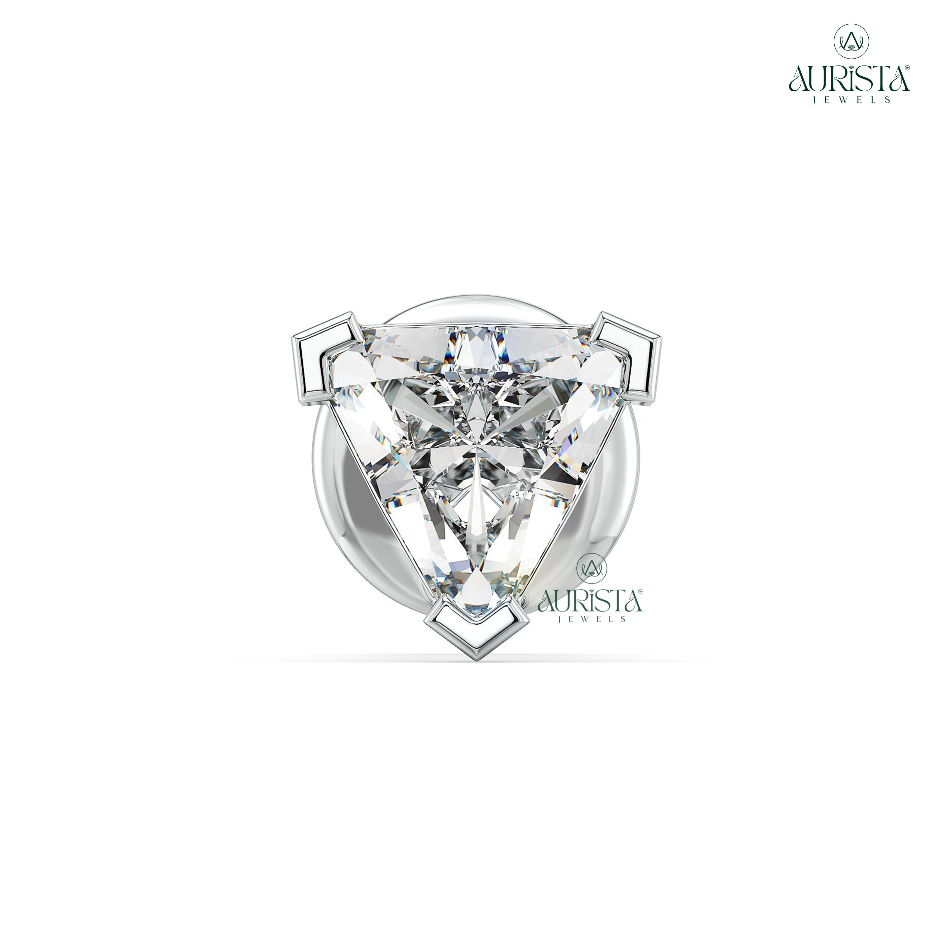 Infinite Adoration Round Diamond Nose Pin