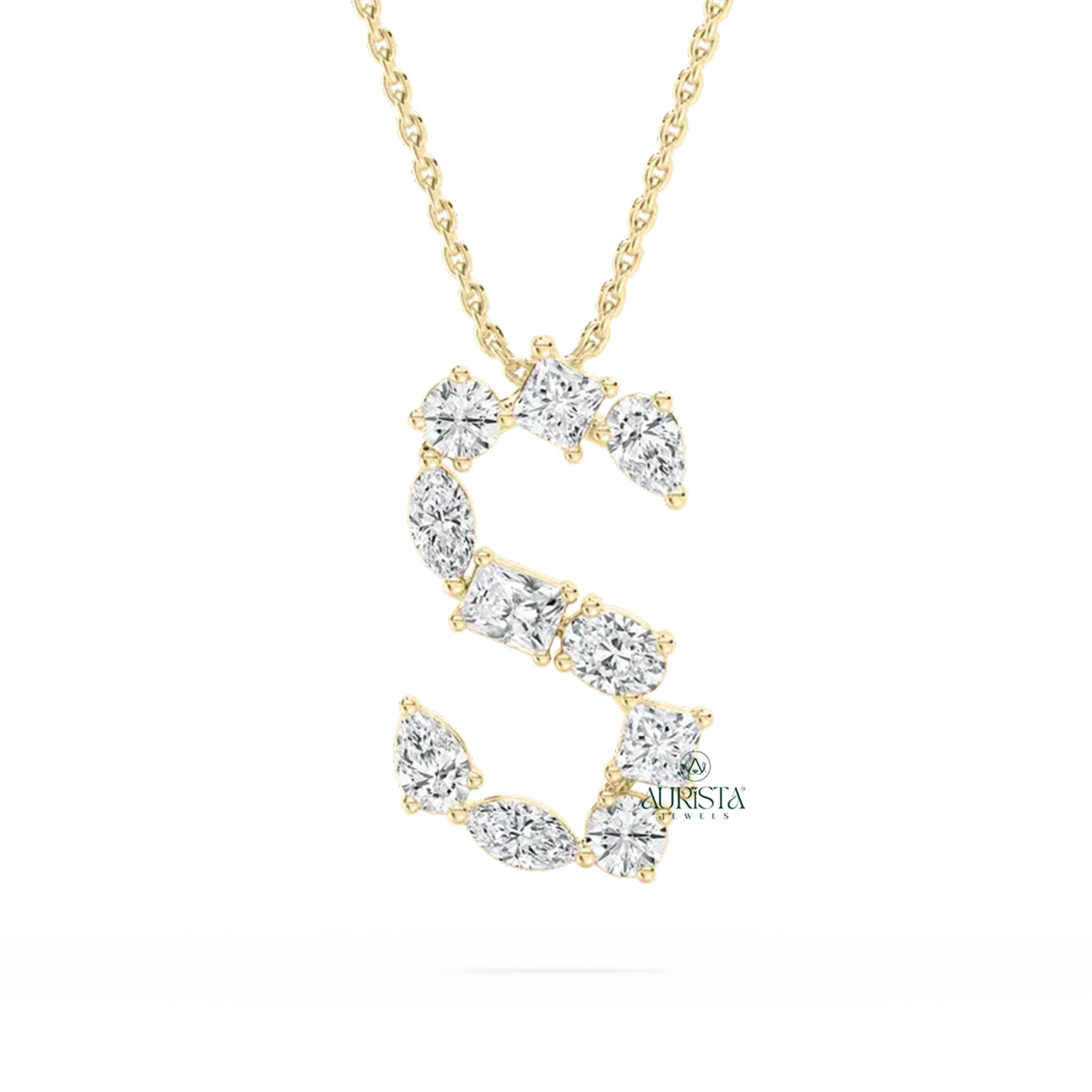 Bespoke Alphabet Jewellery Crafted In Gold