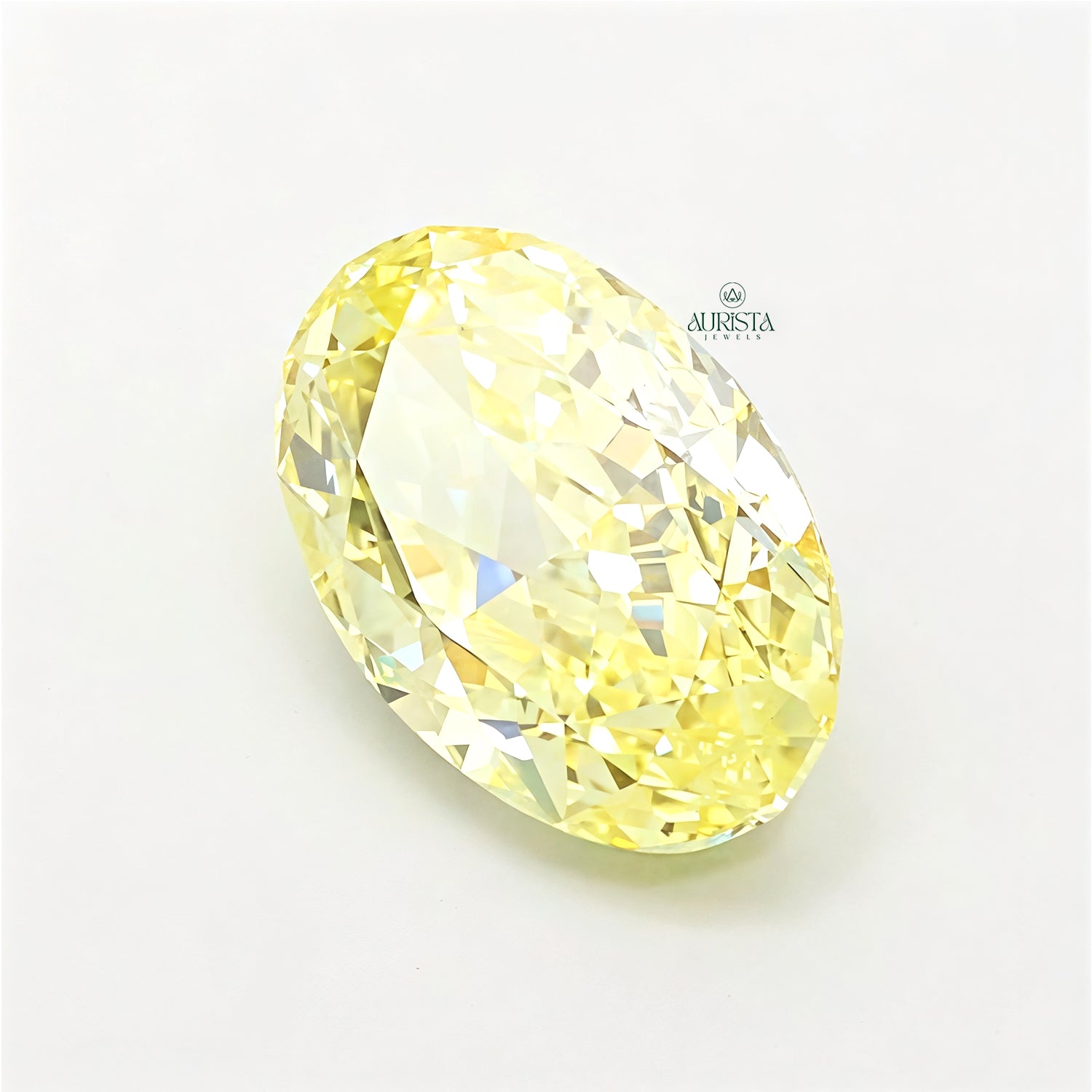 IGI Certified 2.50 CT Oval Shape Lab Diamond for Jewelry