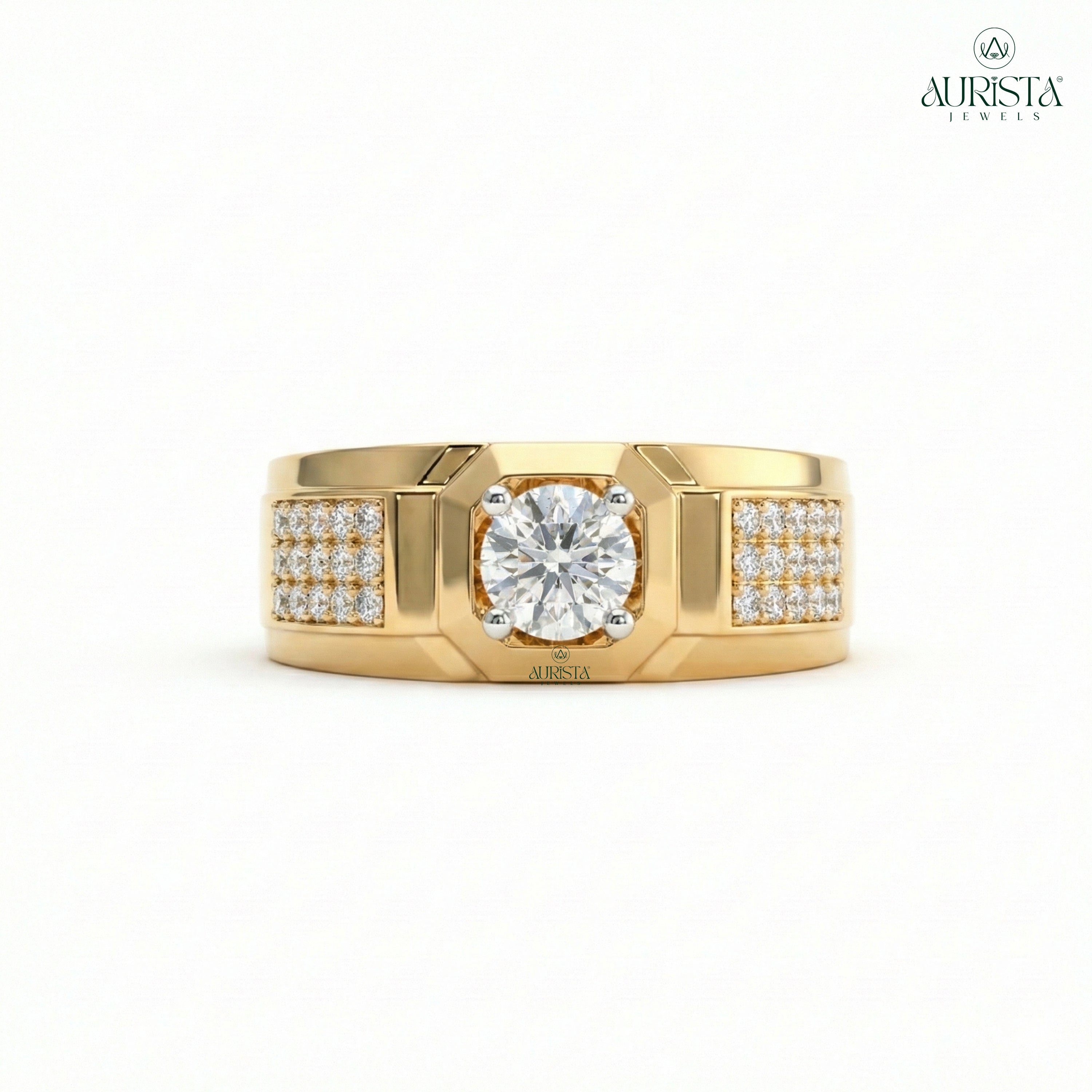 Elegant Diamond Band for Men