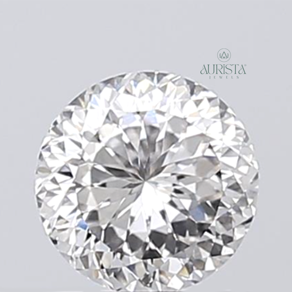 0.75 CT Round Portuguese Shape Lab Diamond for Jewelry