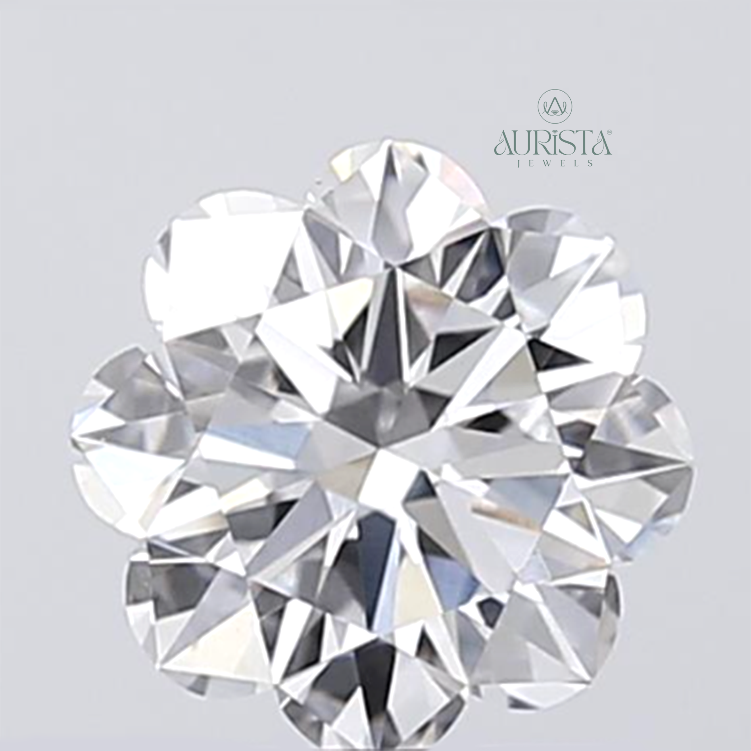 1.25 CT Flower Shape Lab Diamond for Jewelry