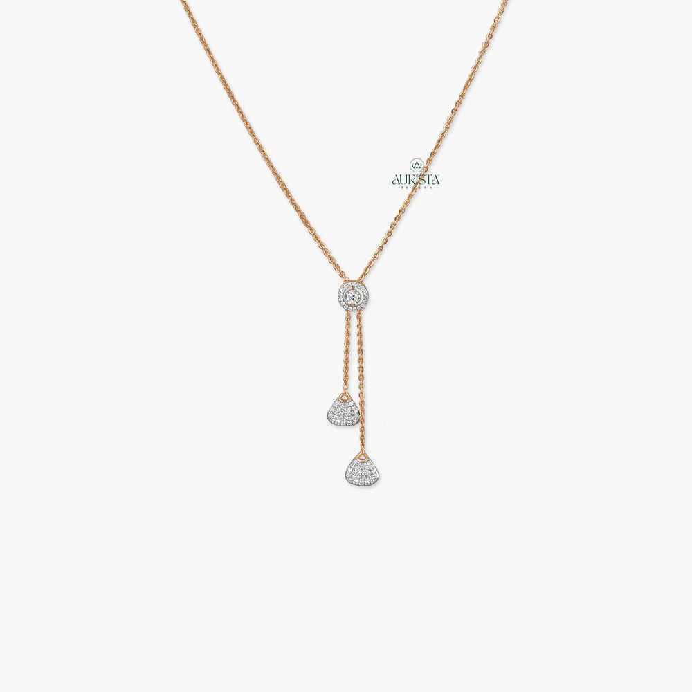 Timeless Elegance Round Brilliant Necklace