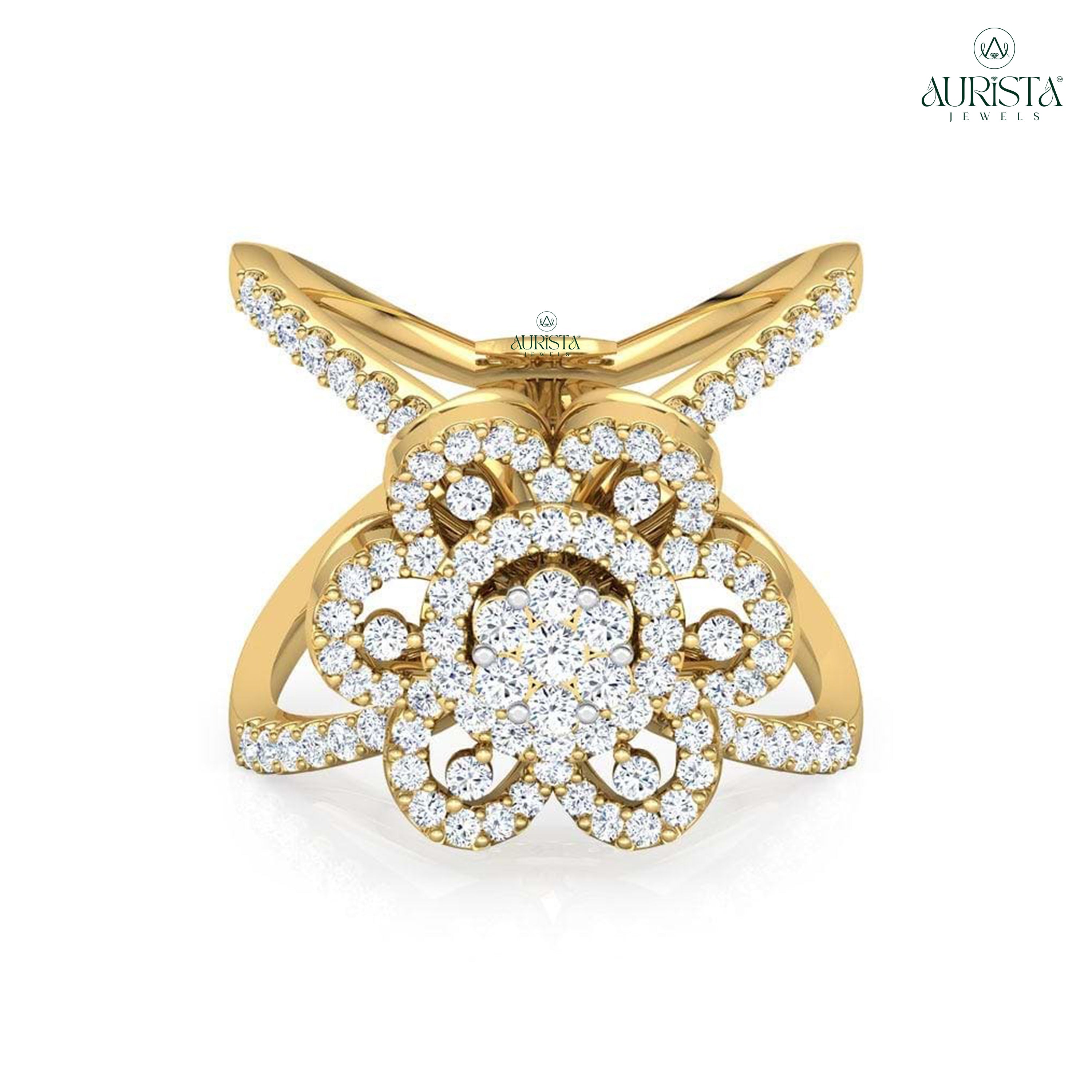 Promise Eternal – Yellow Gold Band with Round Diamond