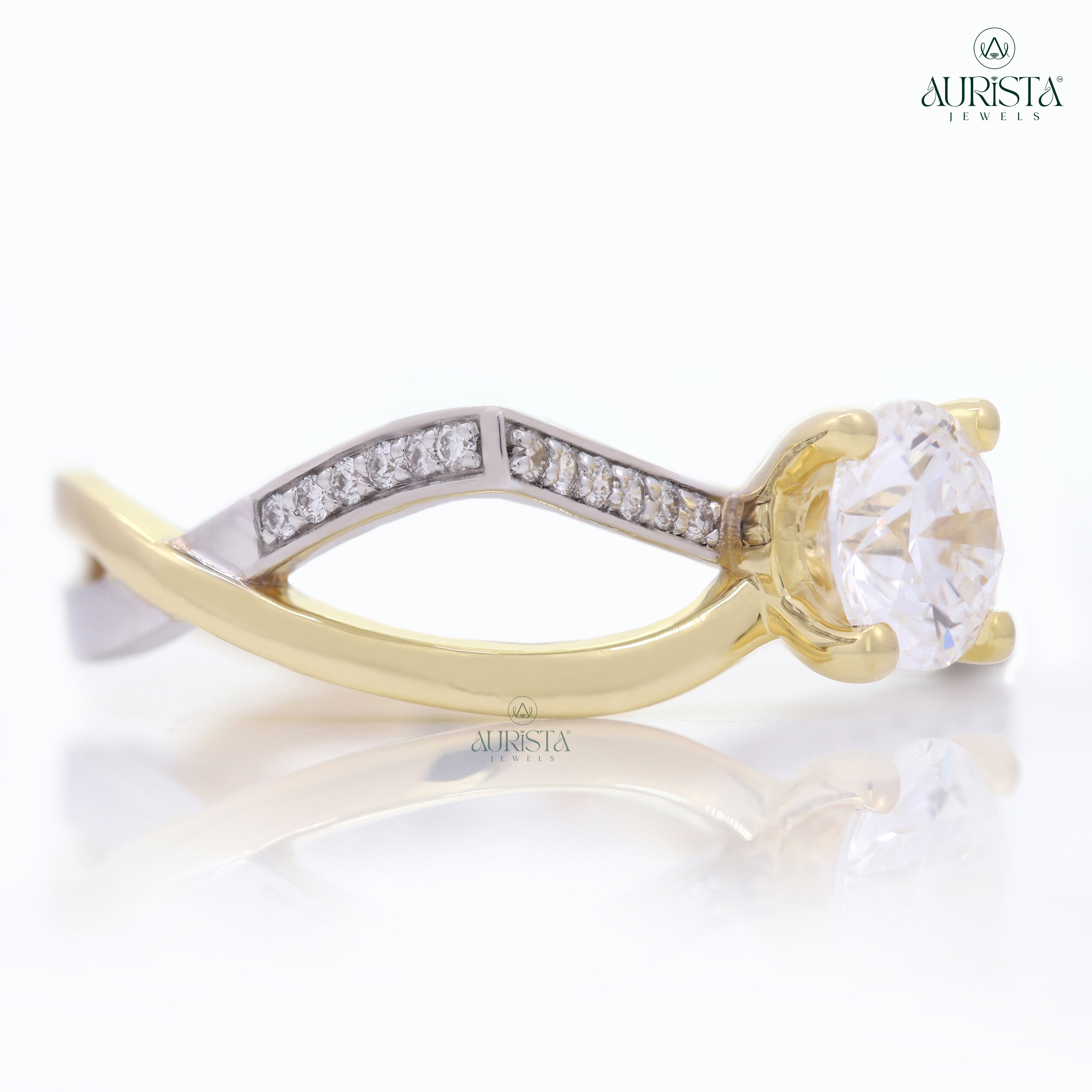 The Diamond of Forever – Custom Round White Diamond Ring