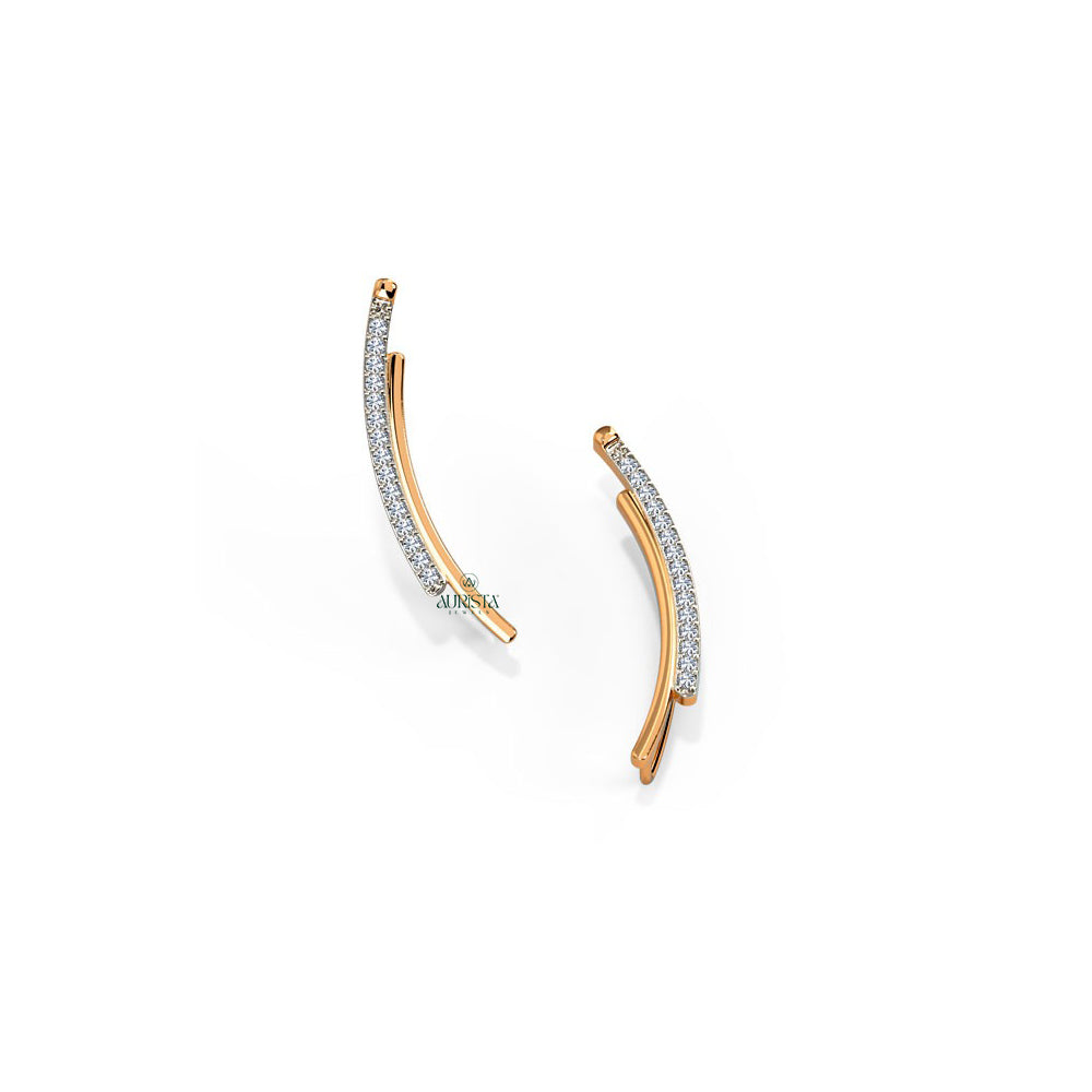 Luminous Spark – Diamond Earrings