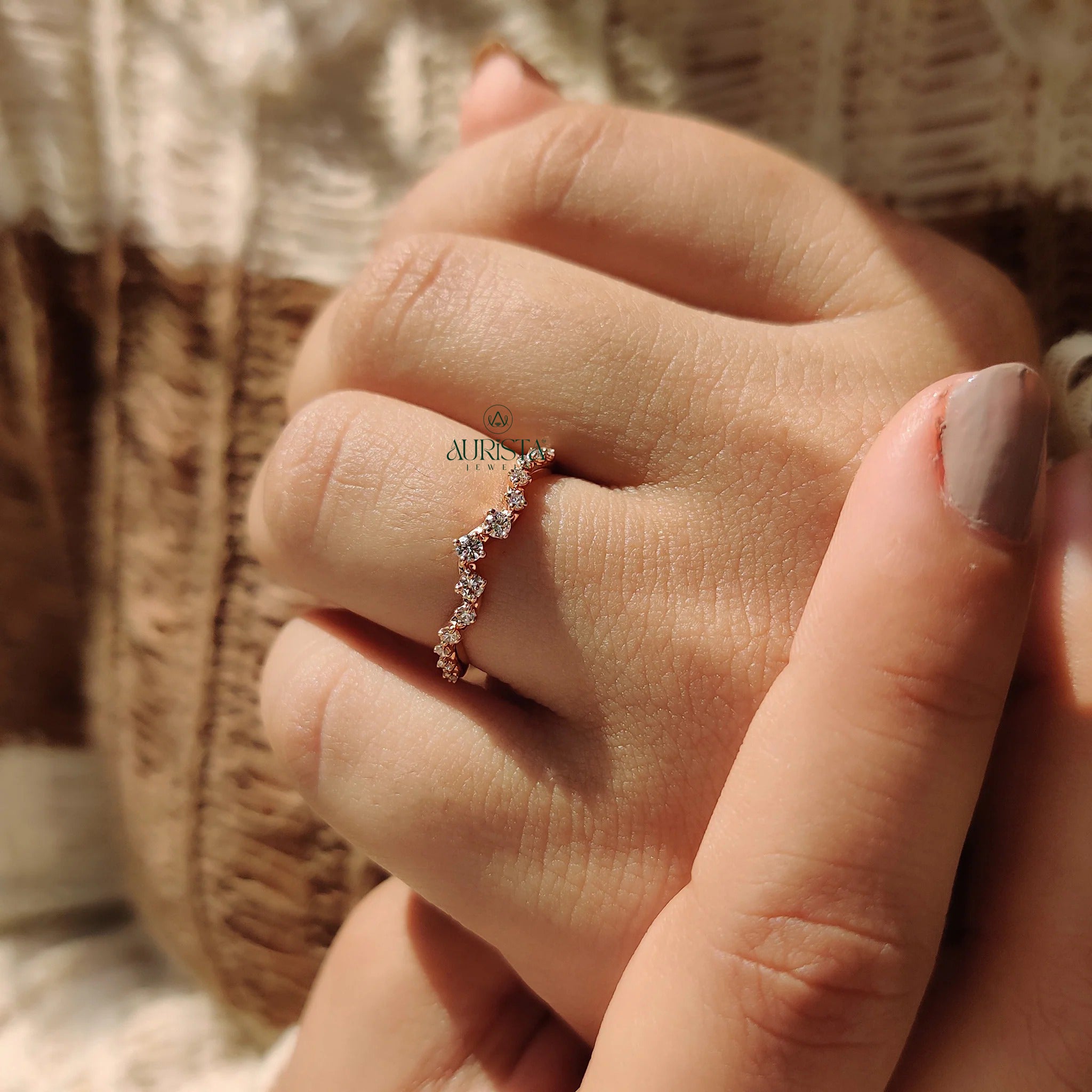 Golden Vows – Royal Ring with Brilliant Diamond