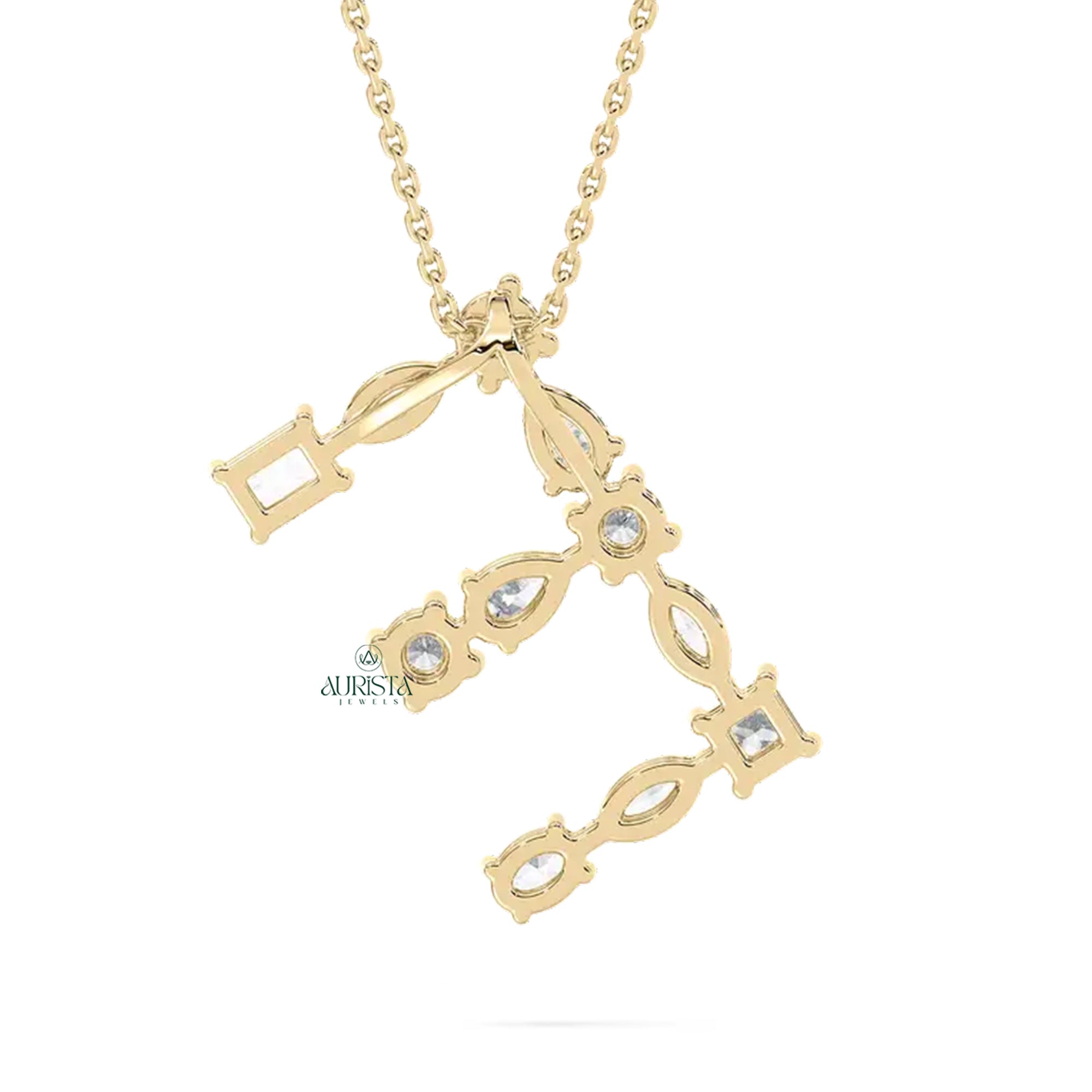 Iconic Gold Initials With Elegant Touch