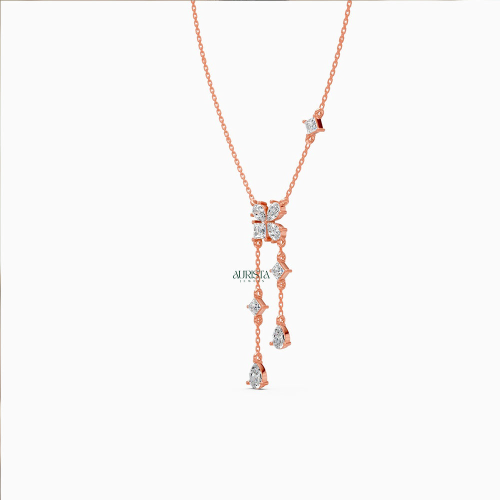 Shimmering Glow Diamond Necklace