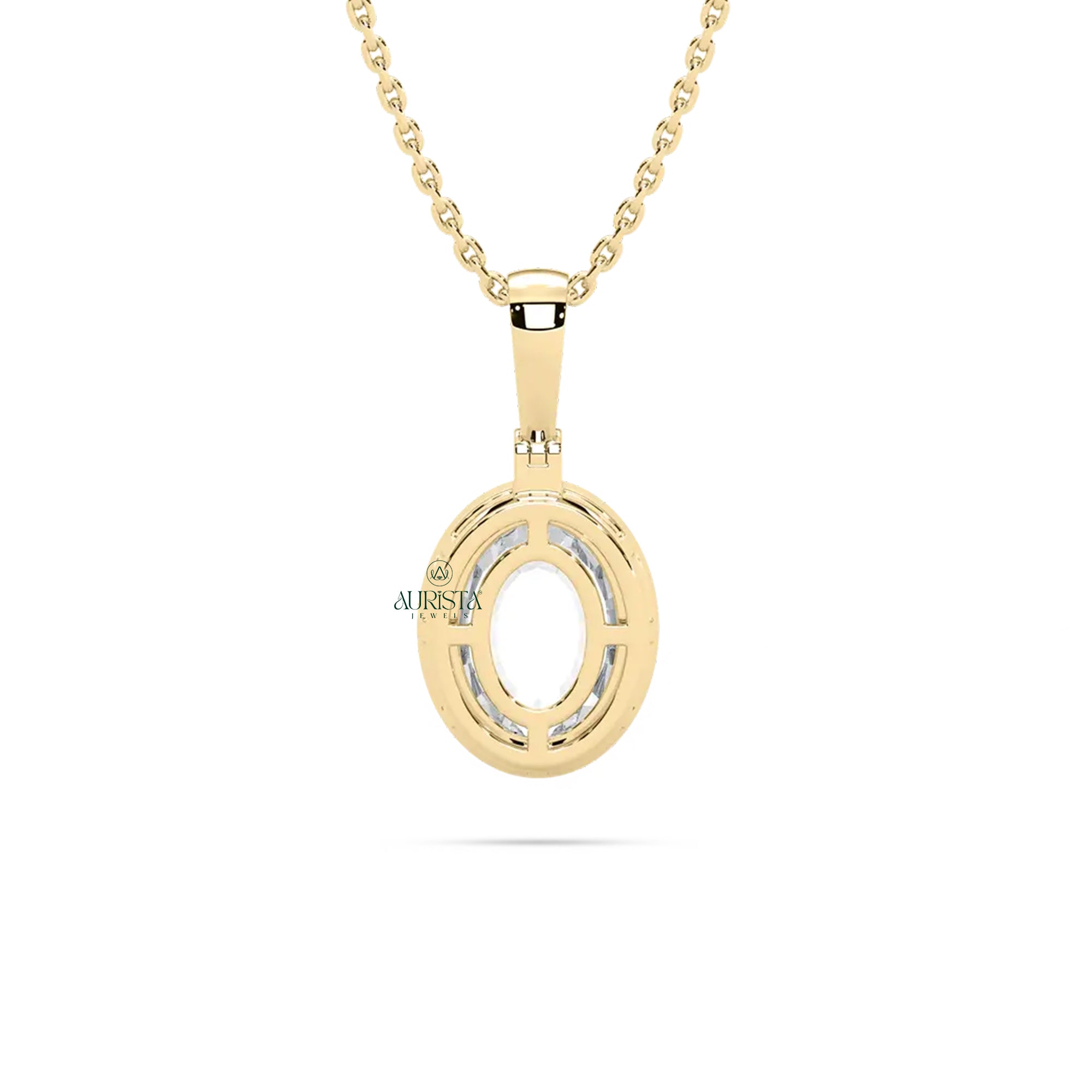 Elegant Initial Necklace – Sparkling Gold Pendant