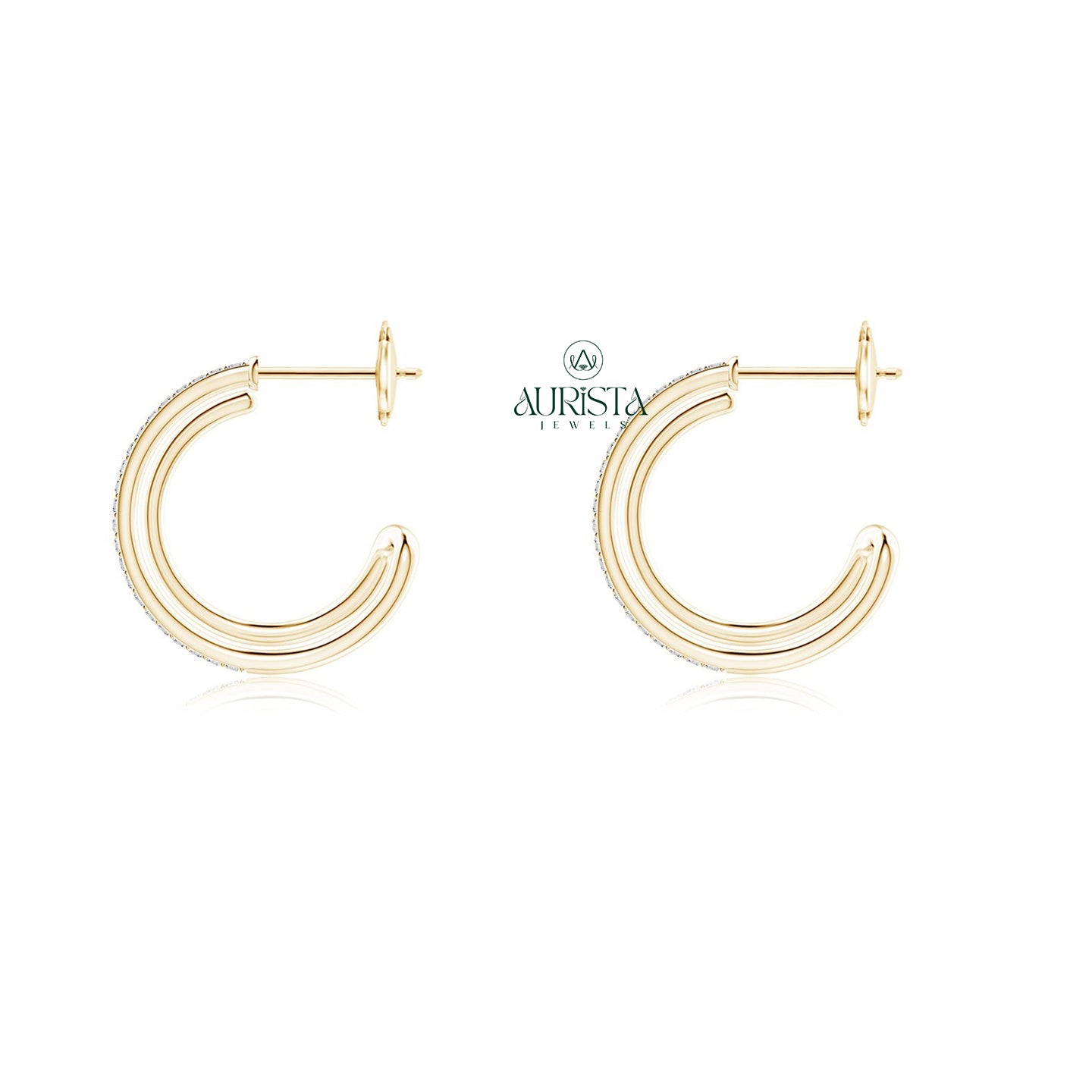 Designer Earrings with Elegant Diamond
