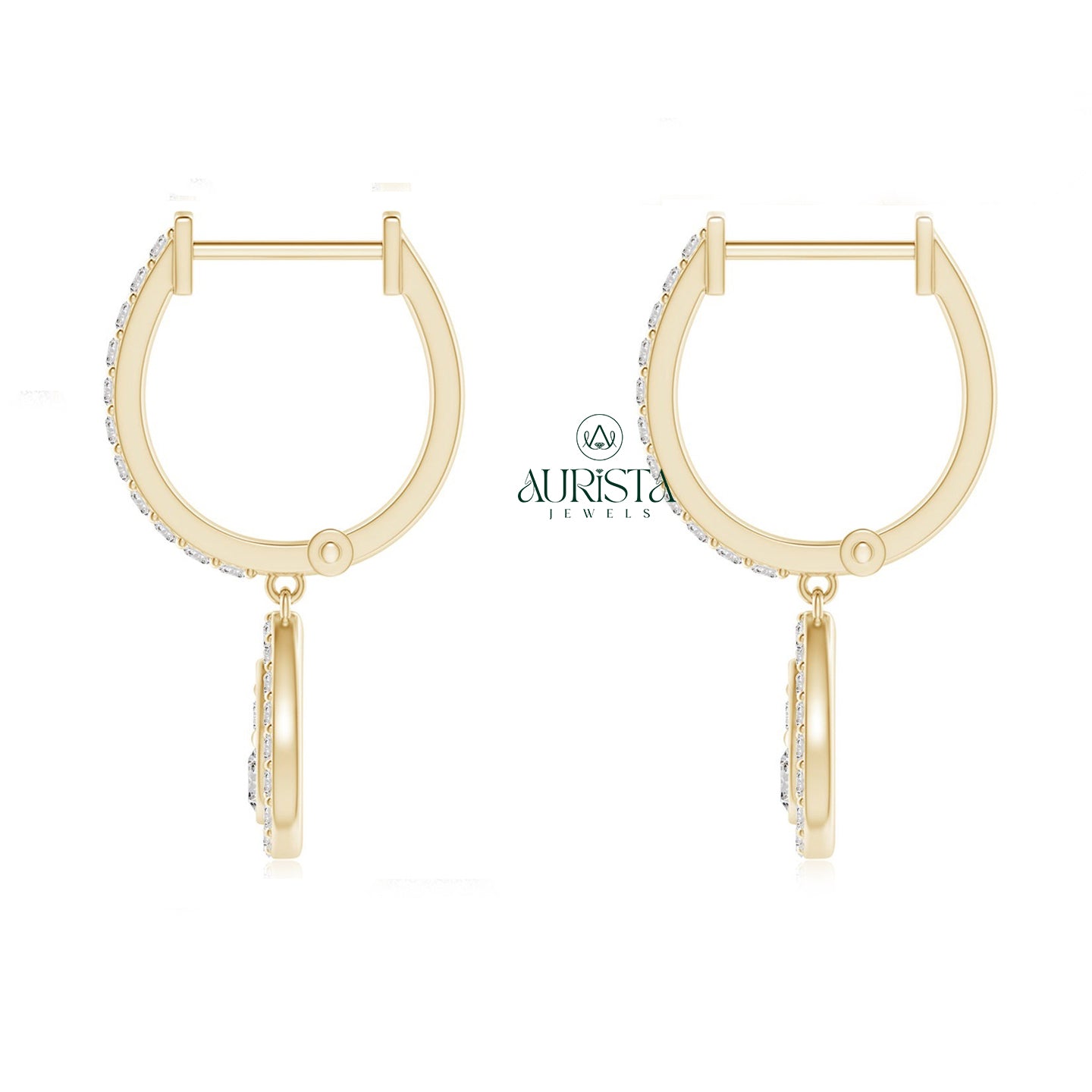 Rich Earrings with Fine Diamond