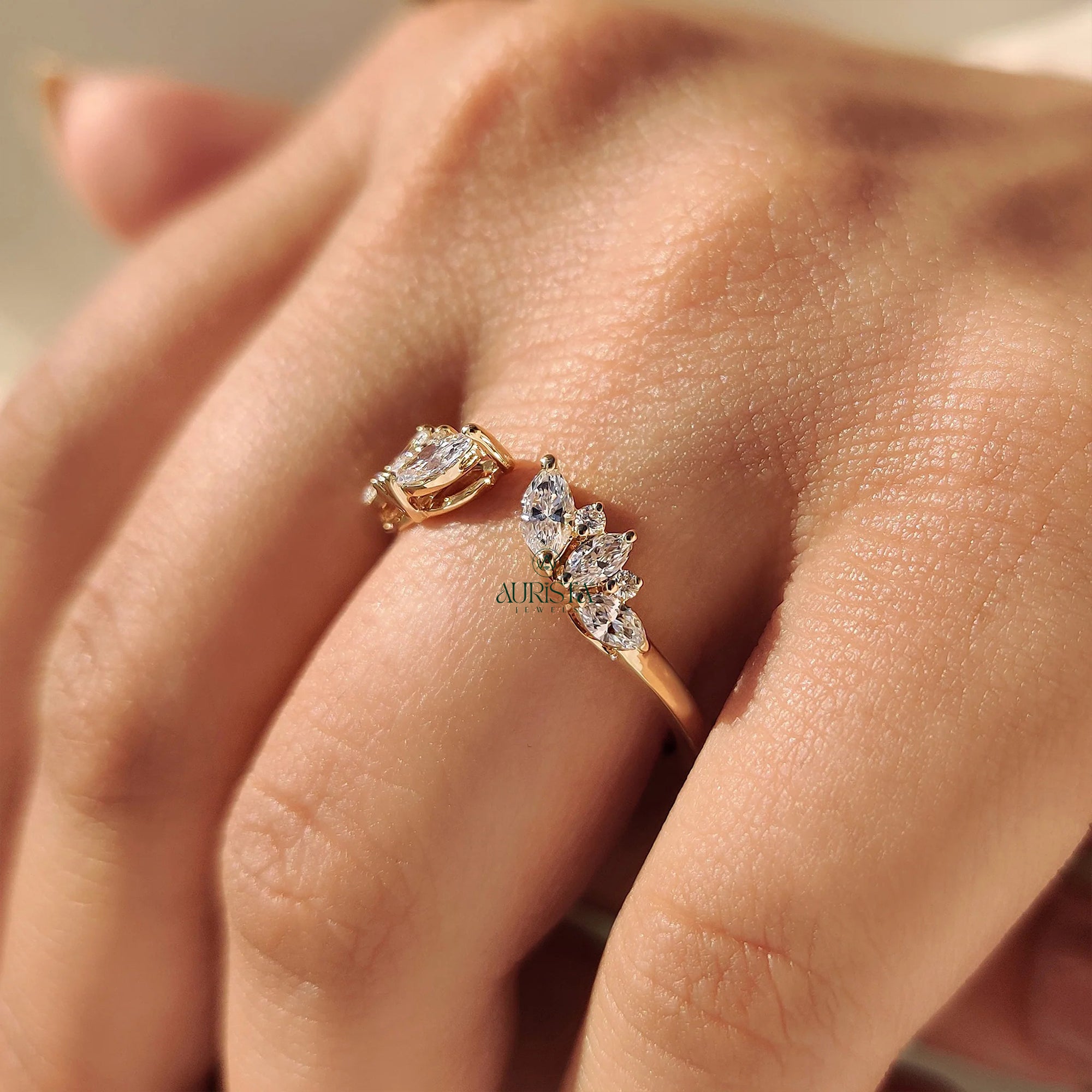 Brilliant Open Style Diamond Ring