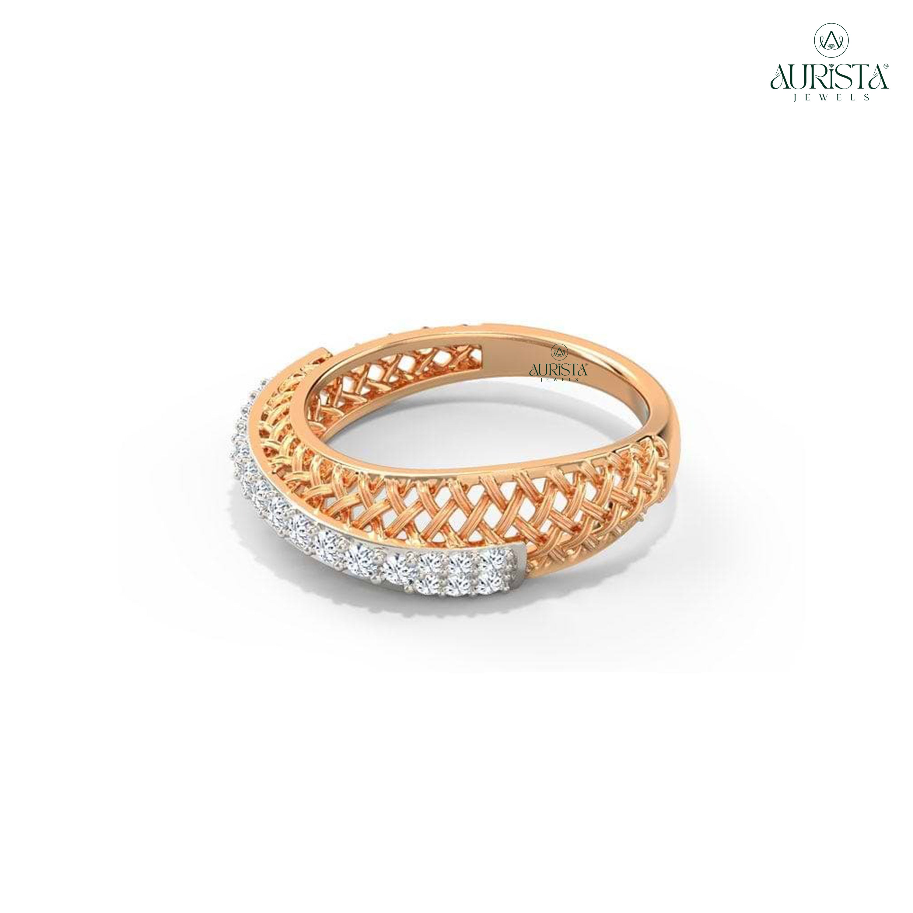 Shine Eternal – Yellow Gold Band with Round Diamond