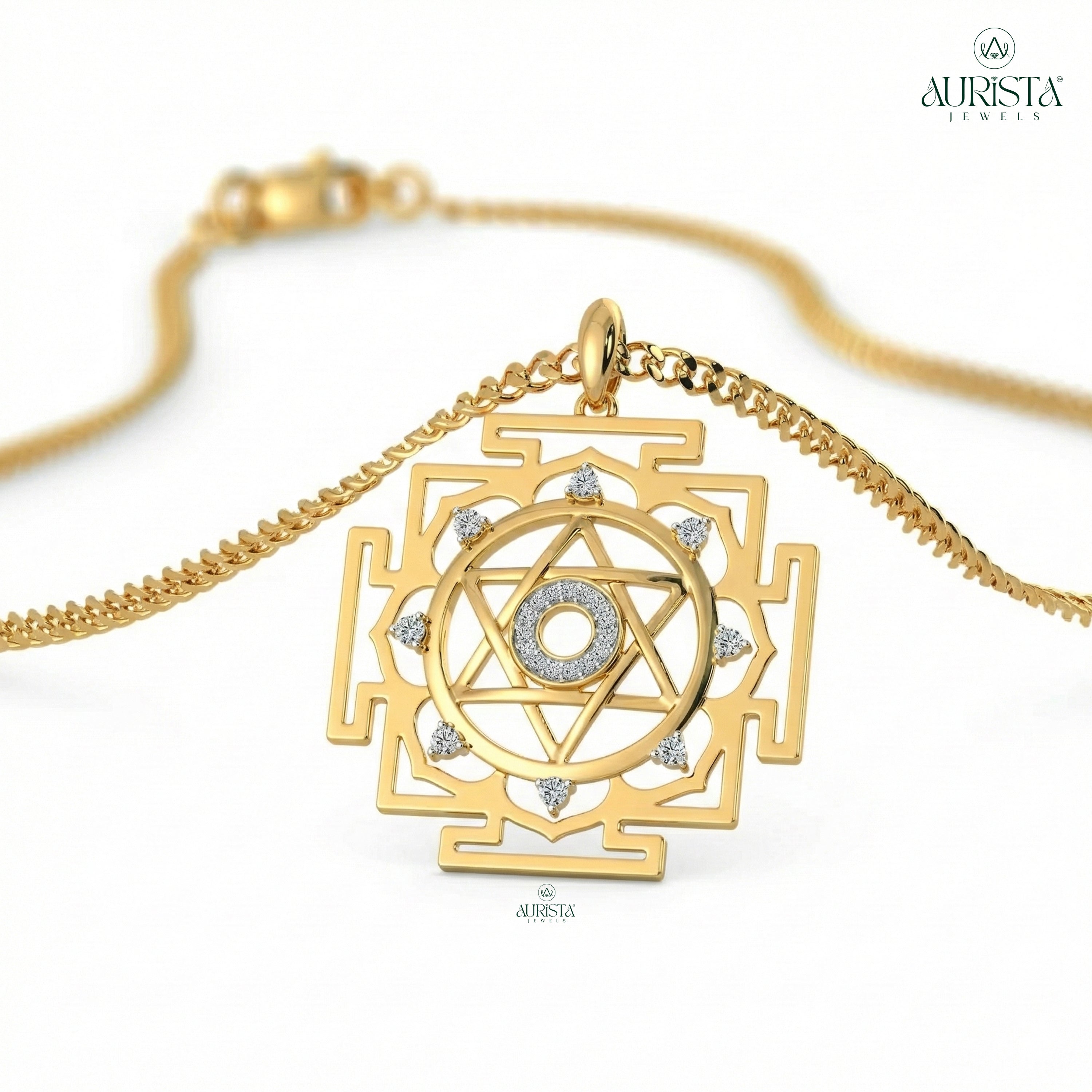 Pure Diamond Pendant for Men