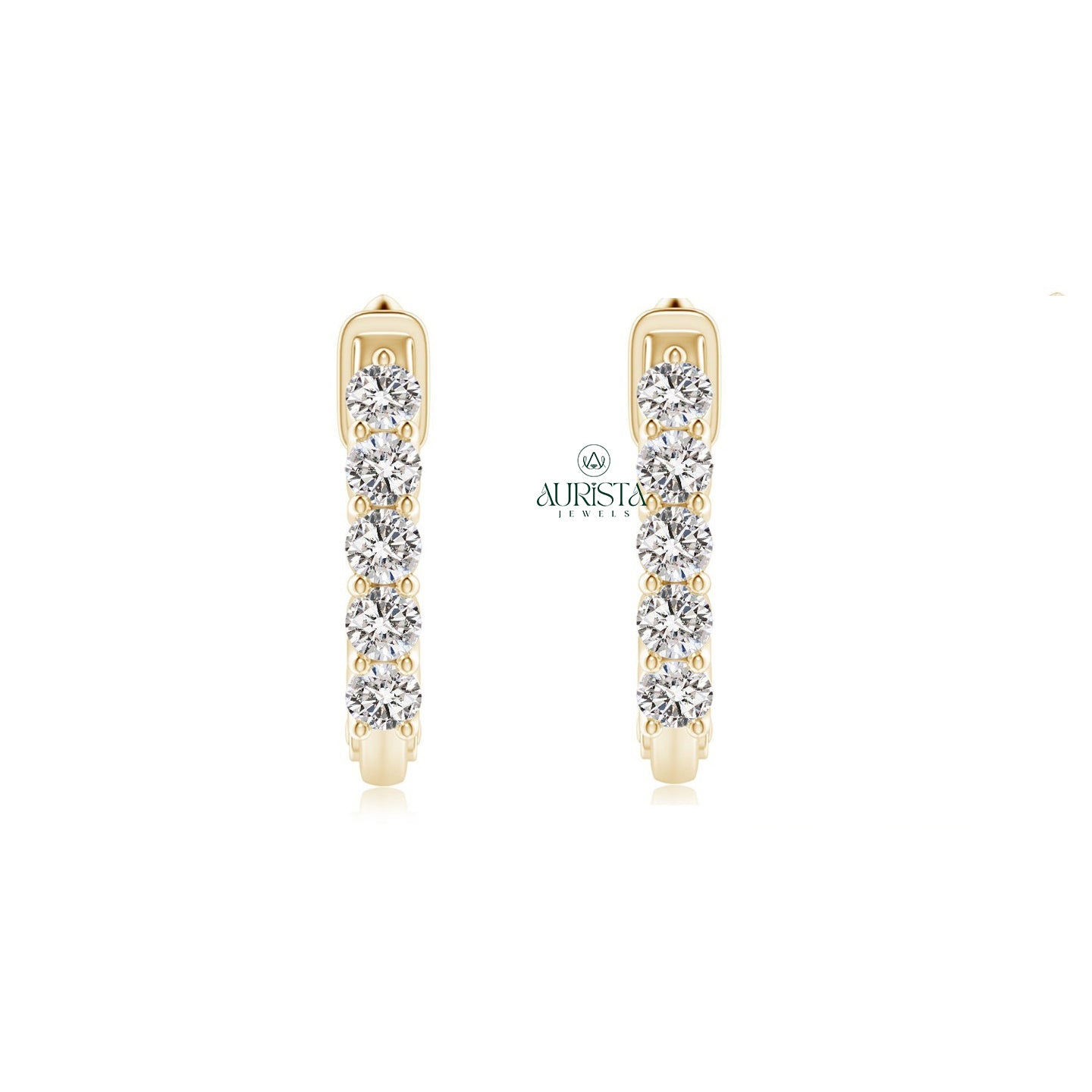Sparkle Earrings with Premium Diamond