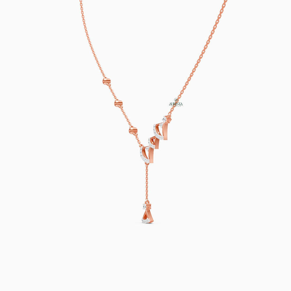 Forever Glow Diamond Necklace in Gold