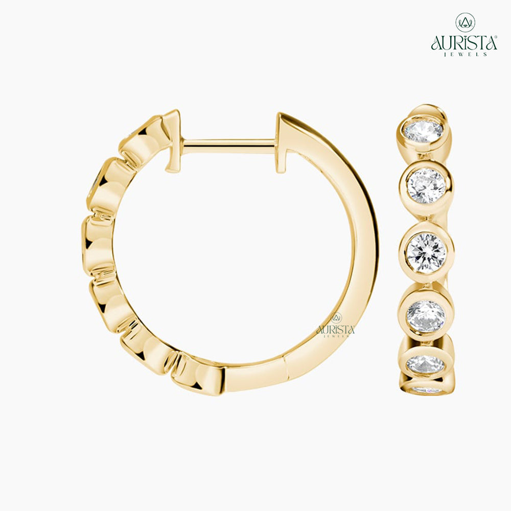 Pure Glow – Round Diamond Earrings