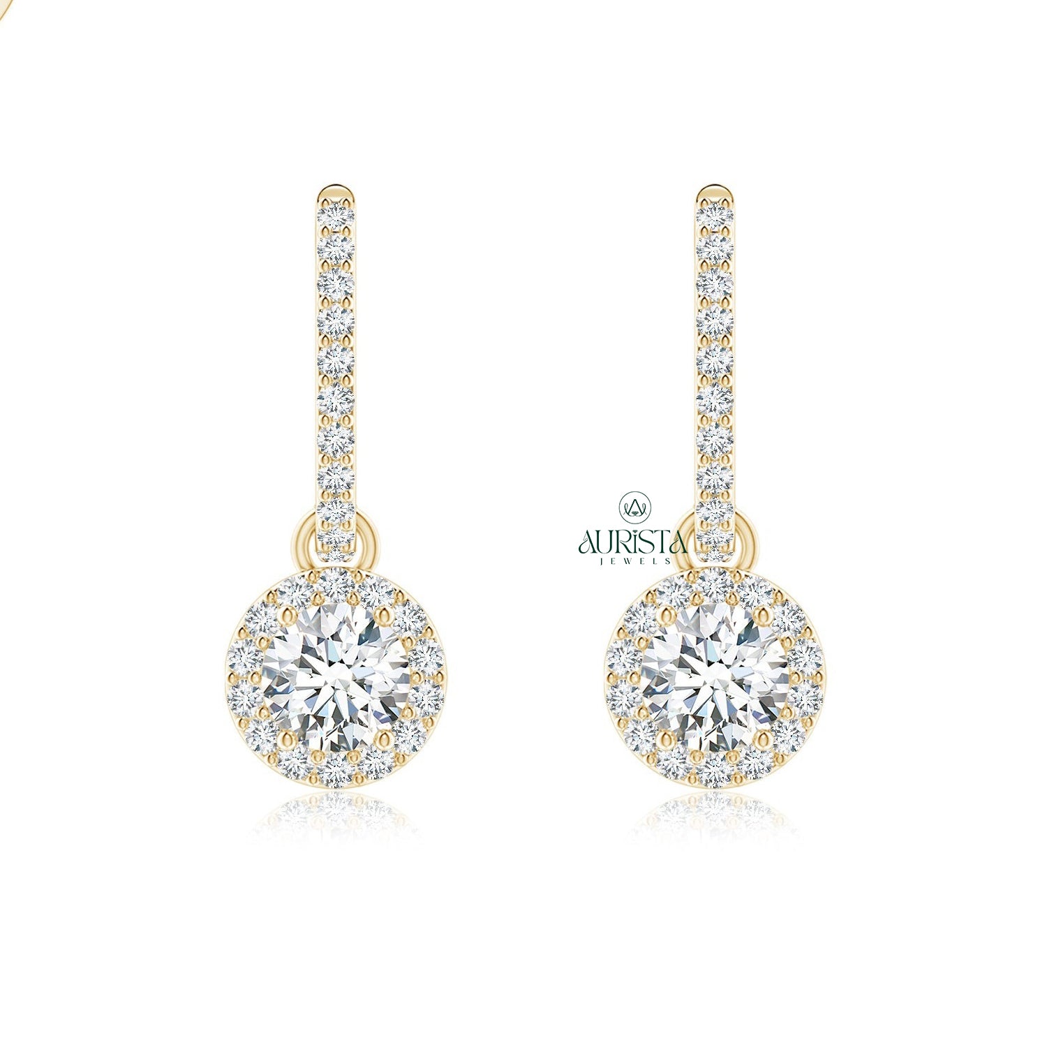 Graceful Earrings with Premium Diamond