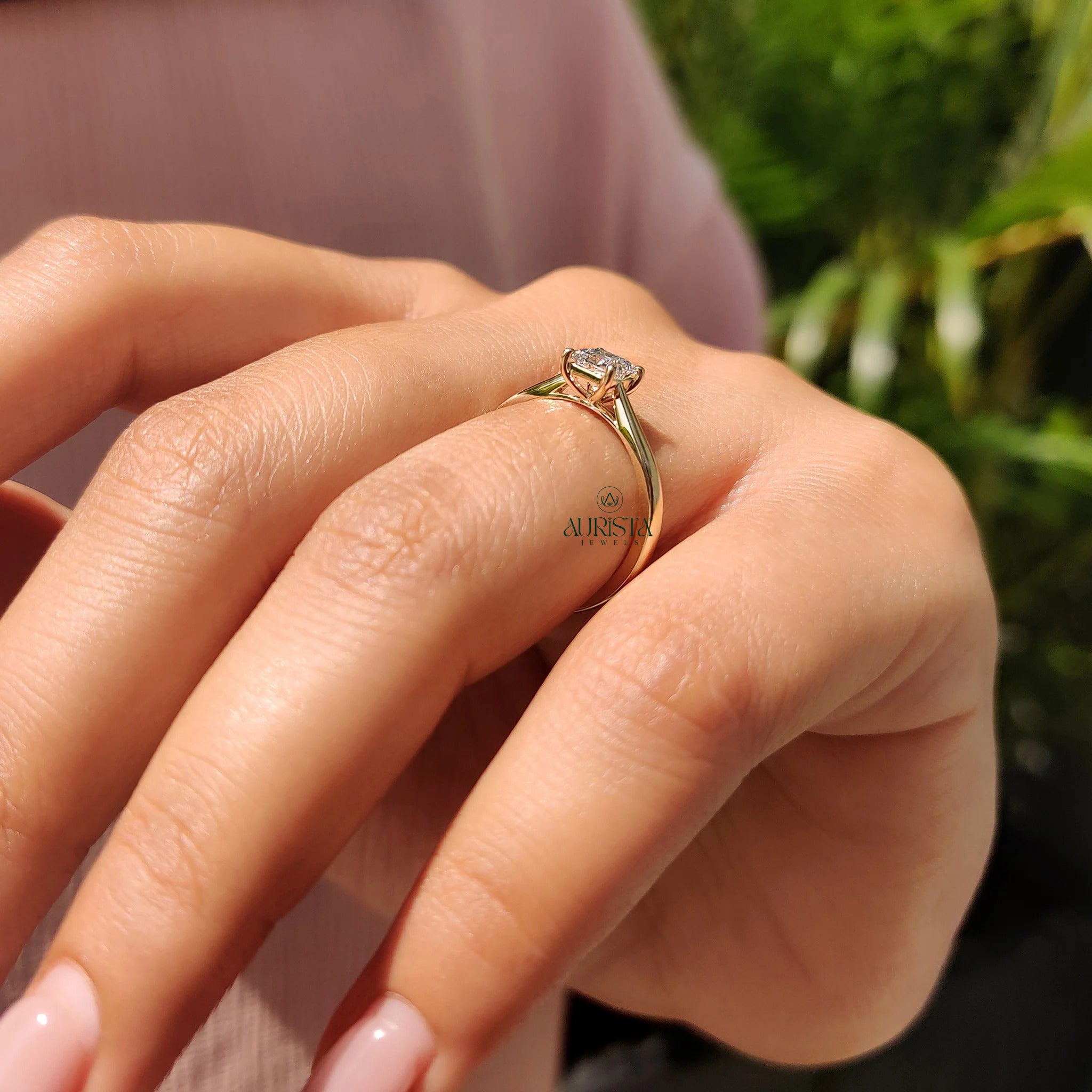 Sophisticated Shine in a Solitaire Diamond Ring
