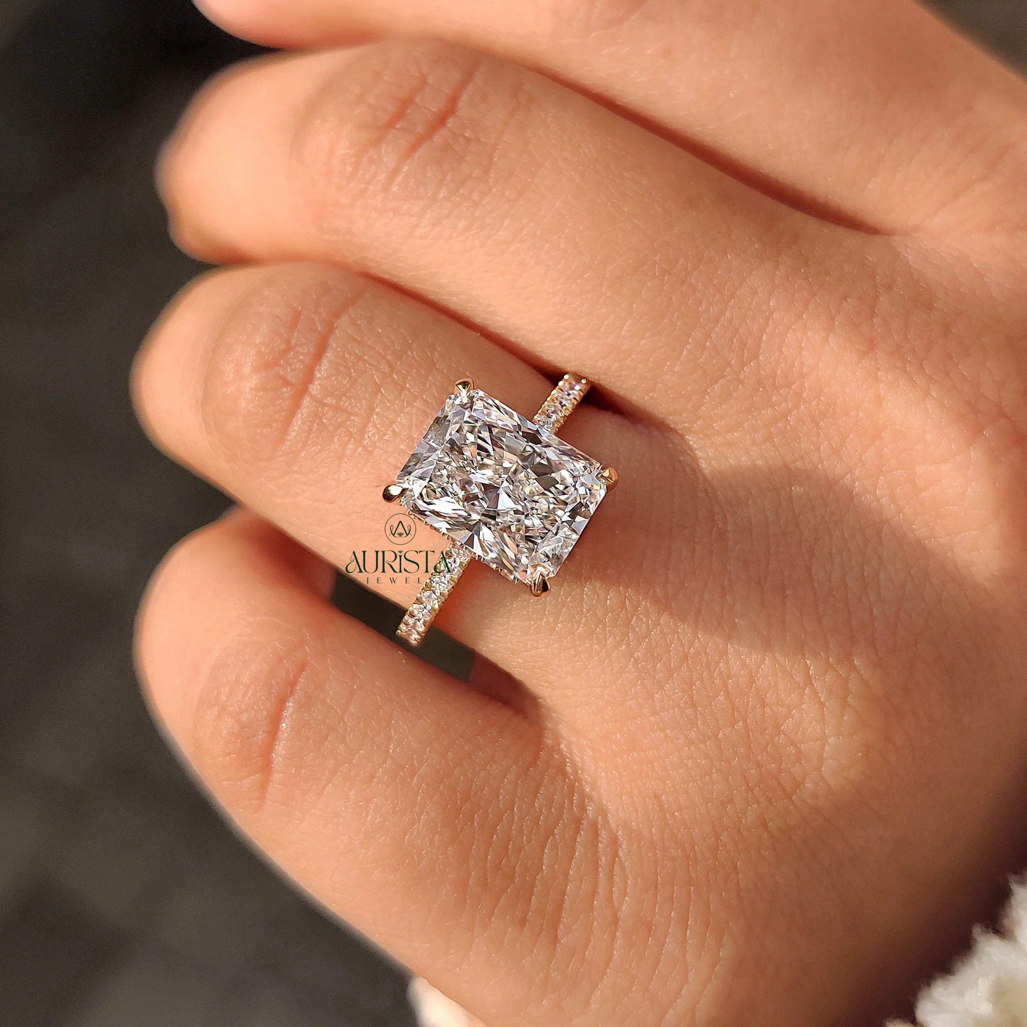 Pure Pave Sparkle – Designer Ring with Brilliant Shine