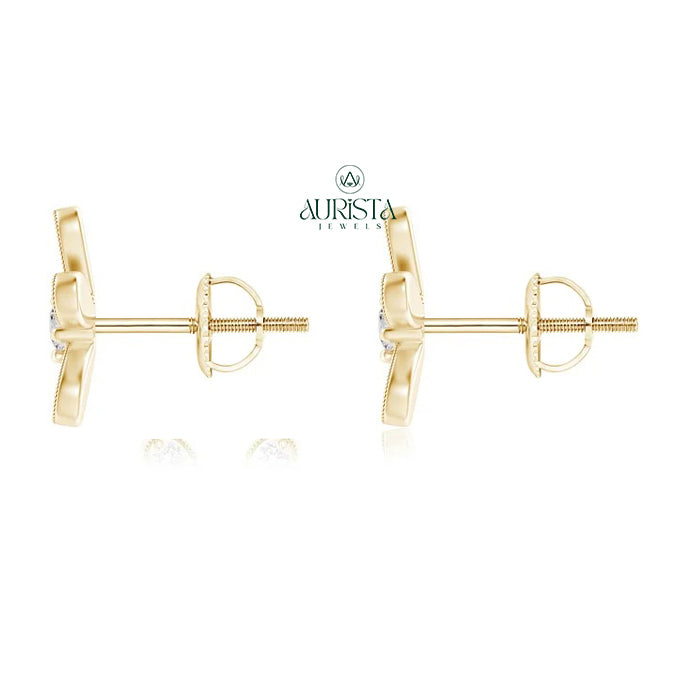 Modern Earrings with Premium Diamond