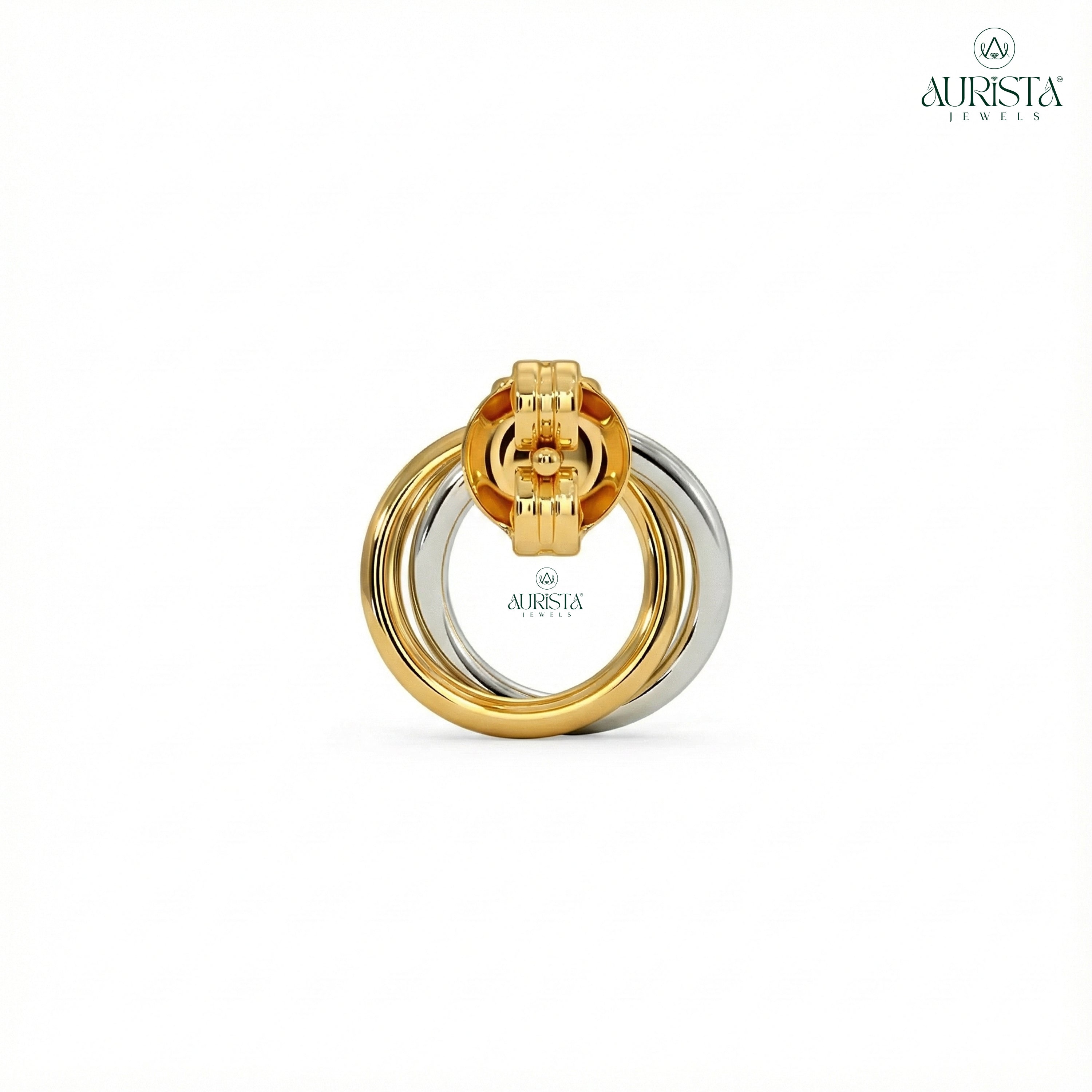 Radiant Charm – White Diamond Earrings