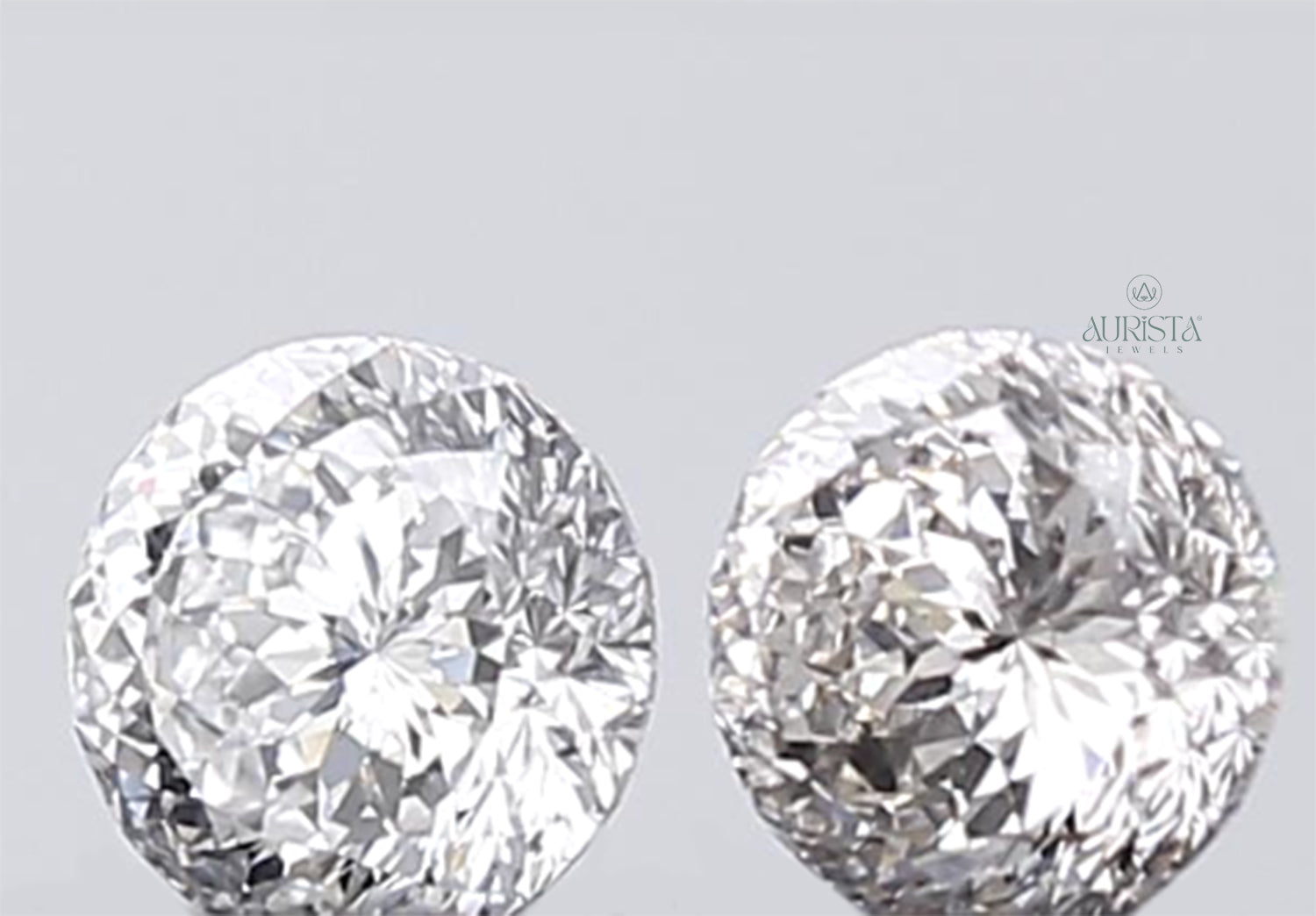 1.00 CT (2 Pcs) Round Portuguese Shape Lab Diamond for Jewelry