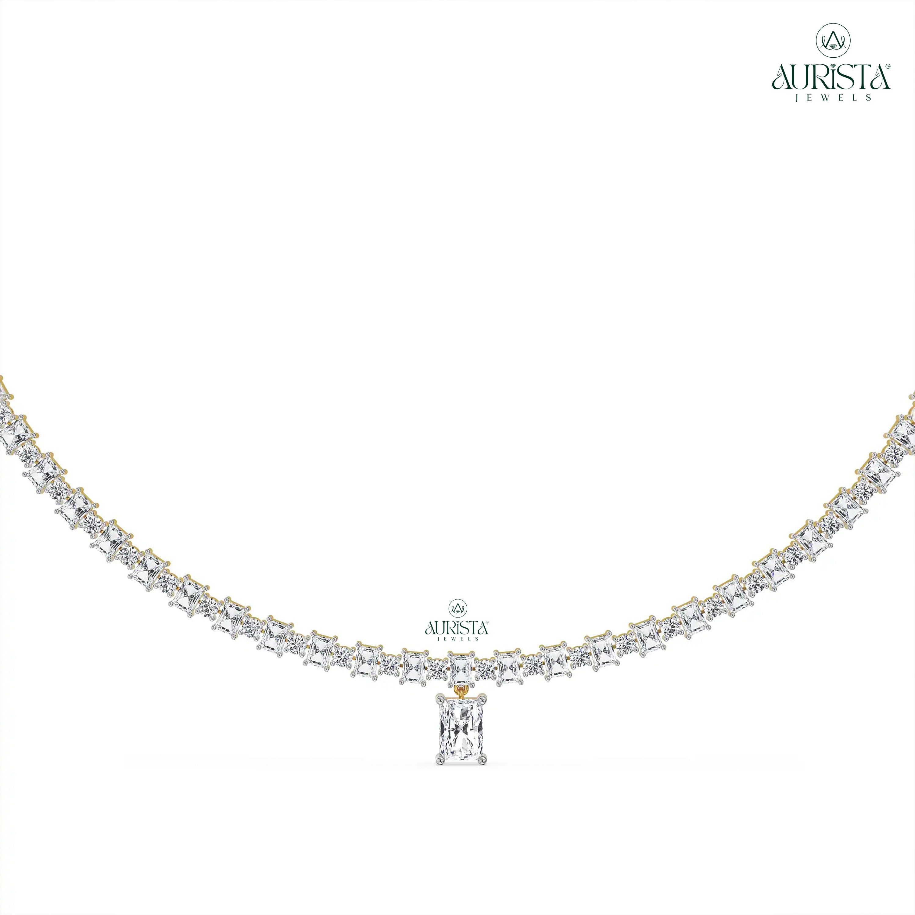 Forever Glow Diamond Necklace in Gold