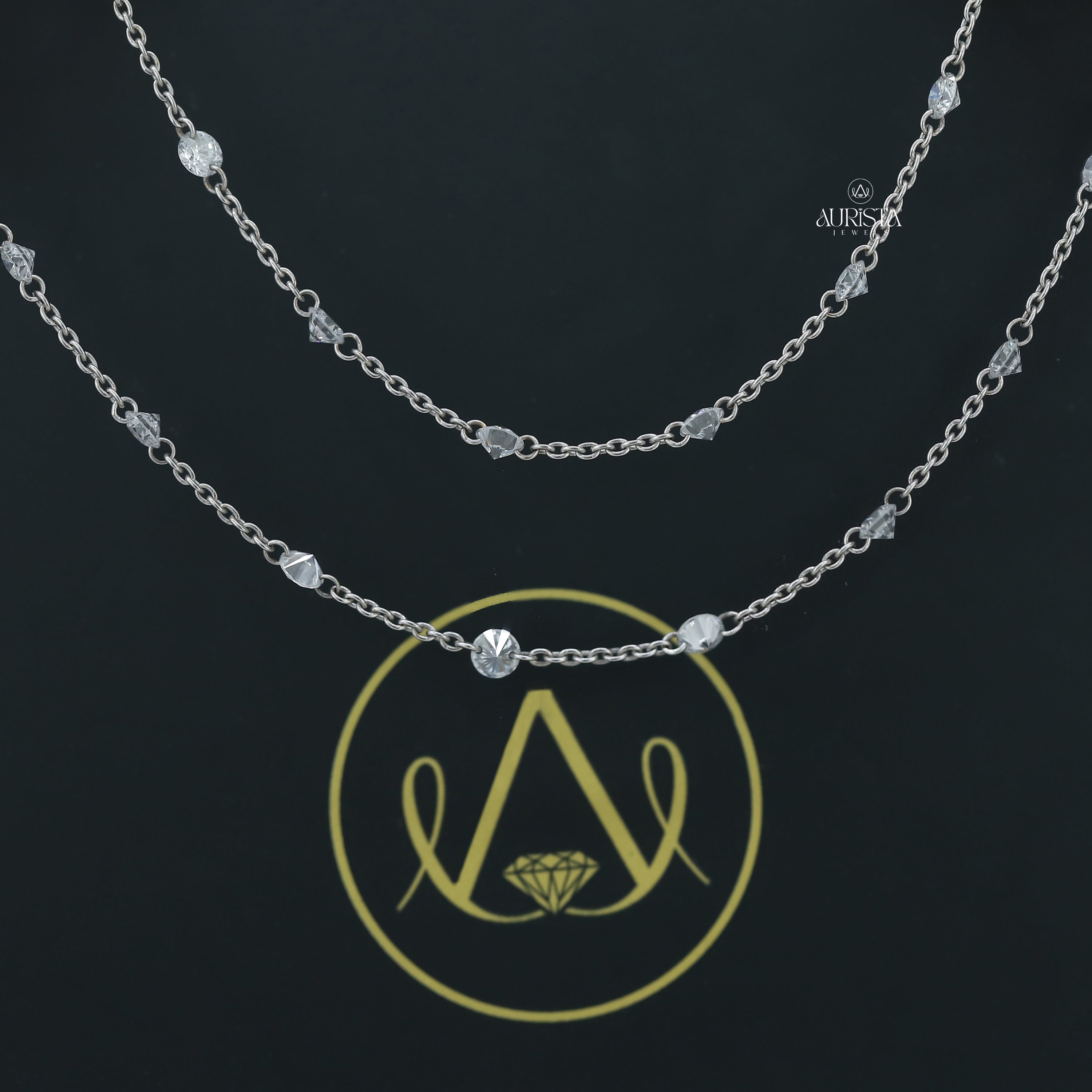 Eternal Radiance Diamond Necklace in Gold
