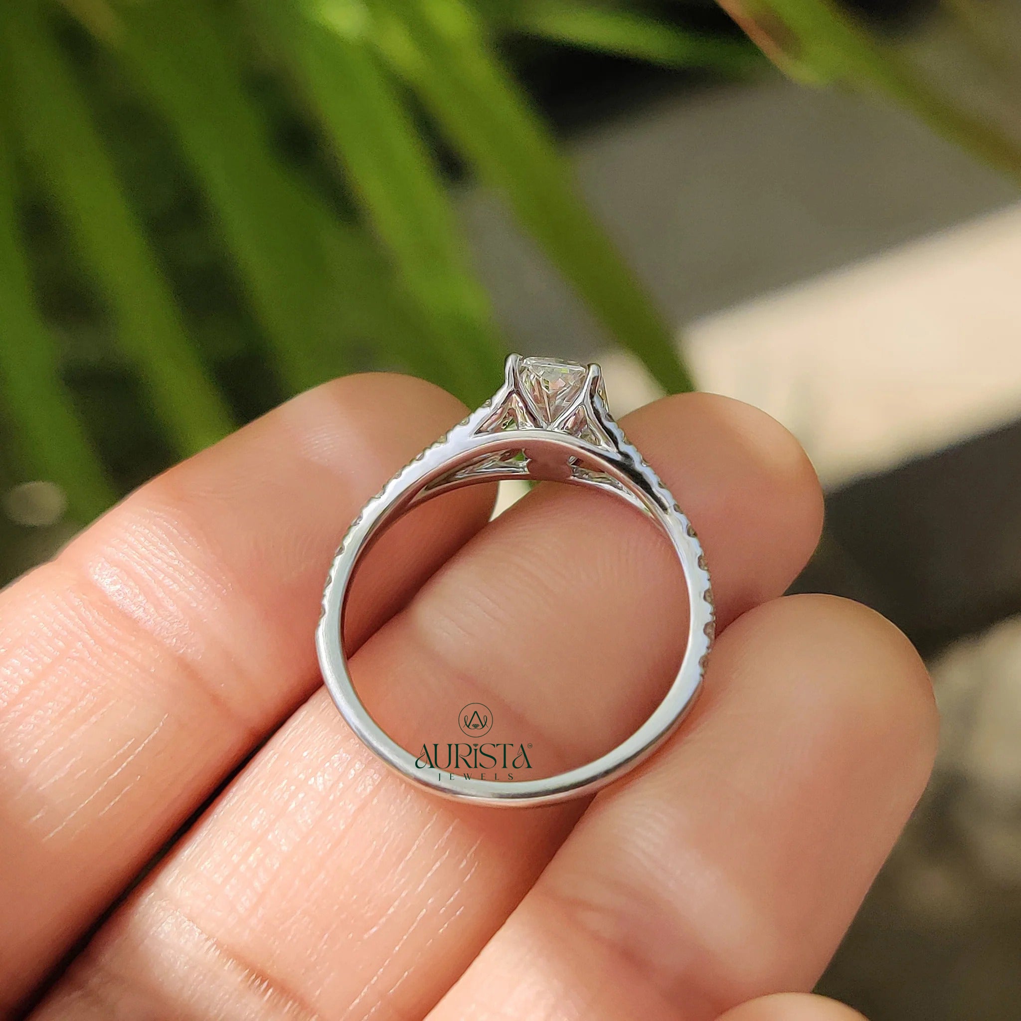 Pave Charm – Designer Ring with Dazzling Sparkle